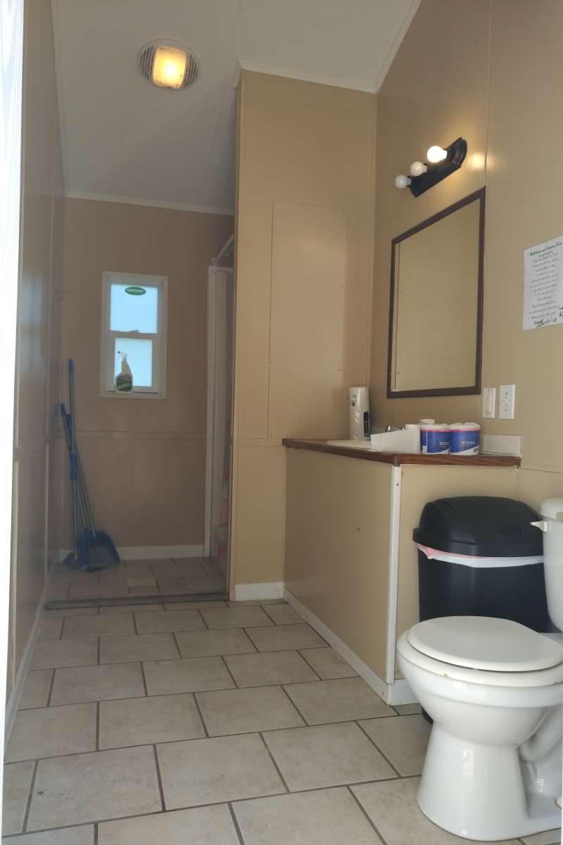 One of private baths