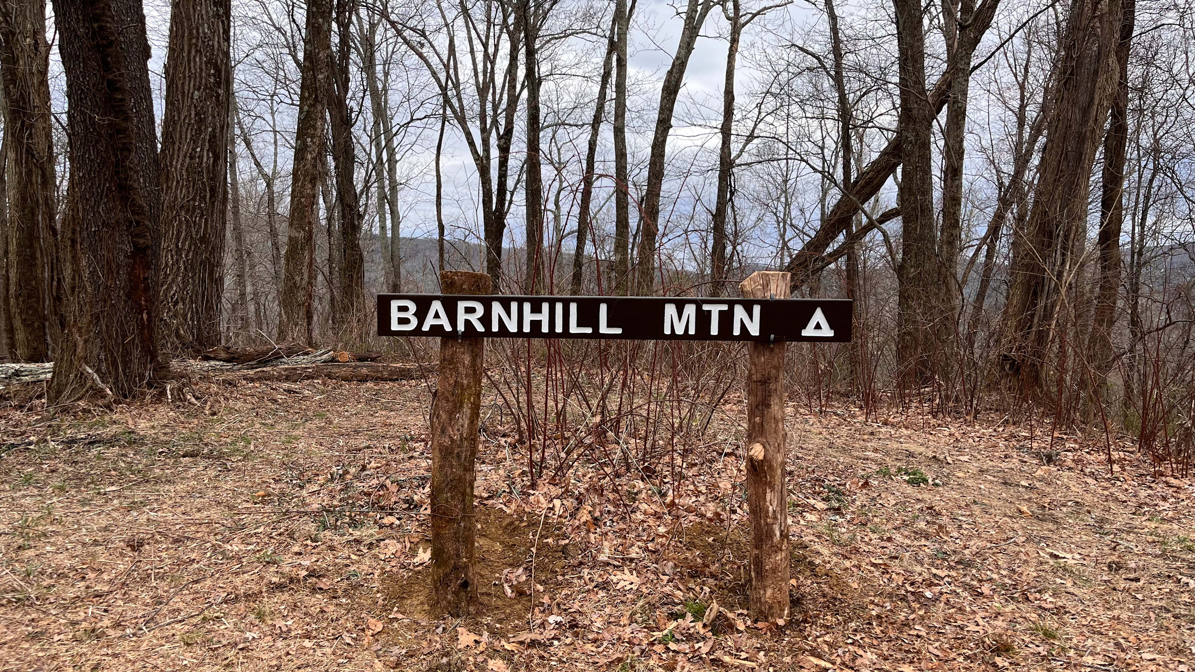 Beautiful new sign.  It has since been moved to the driveway up to the site.