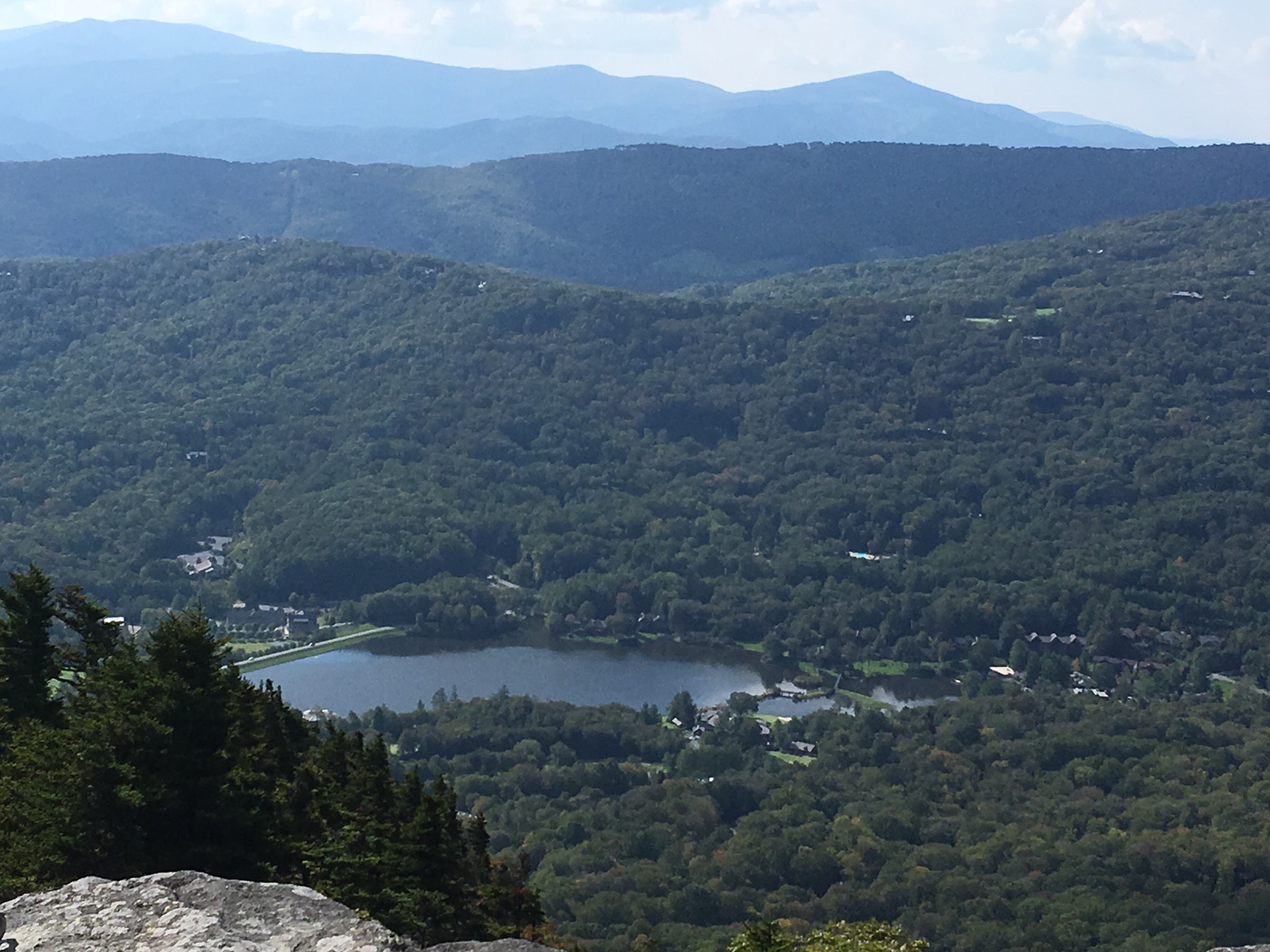 View from Grandfather Mountain bridge