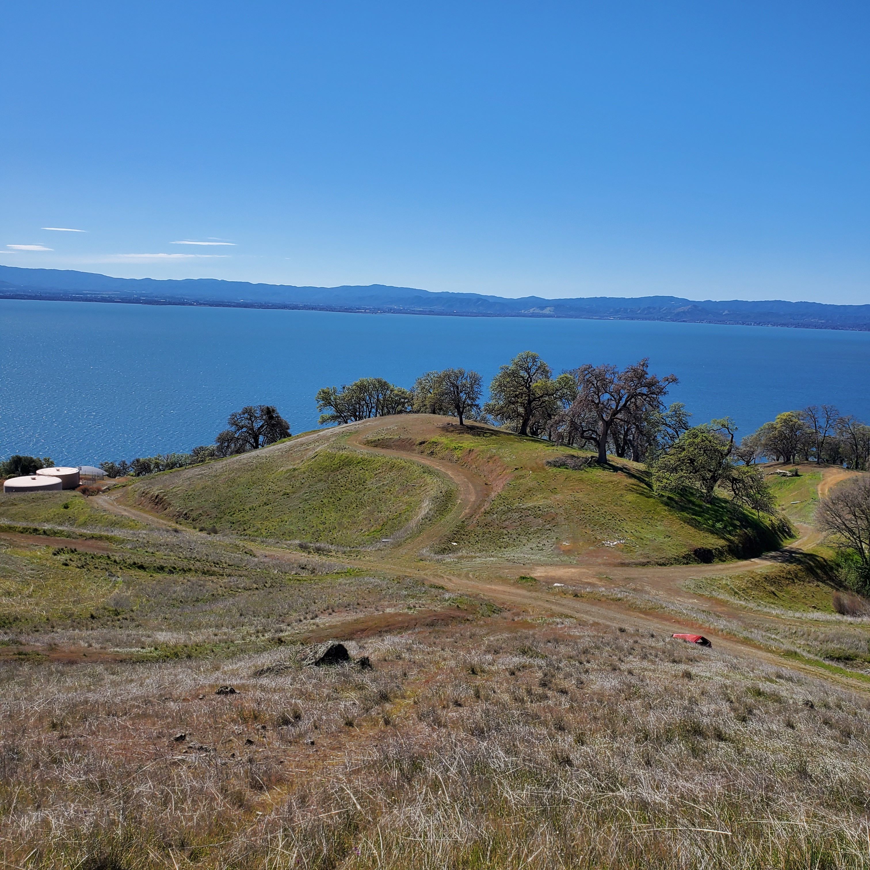 View over lake
