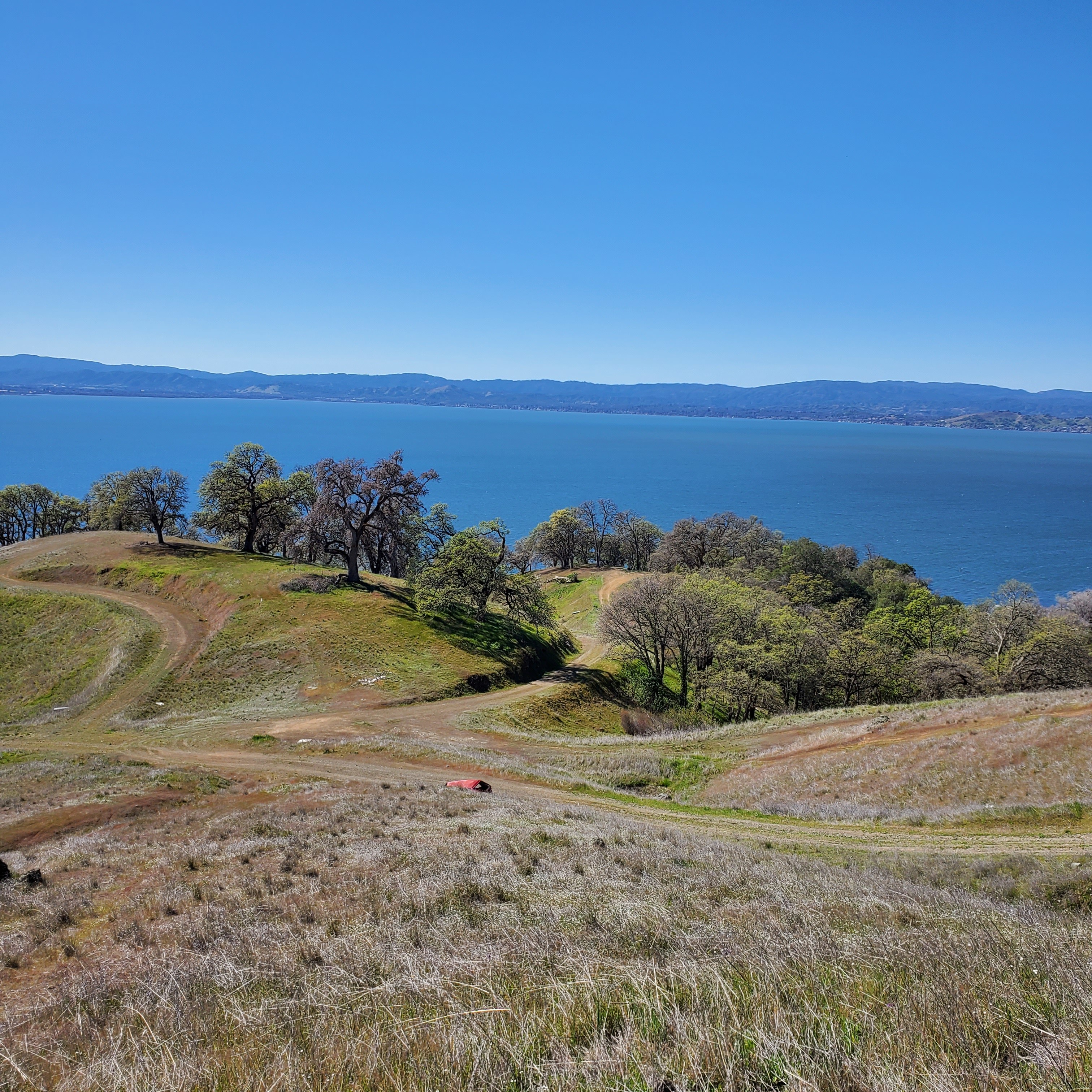 View over lake