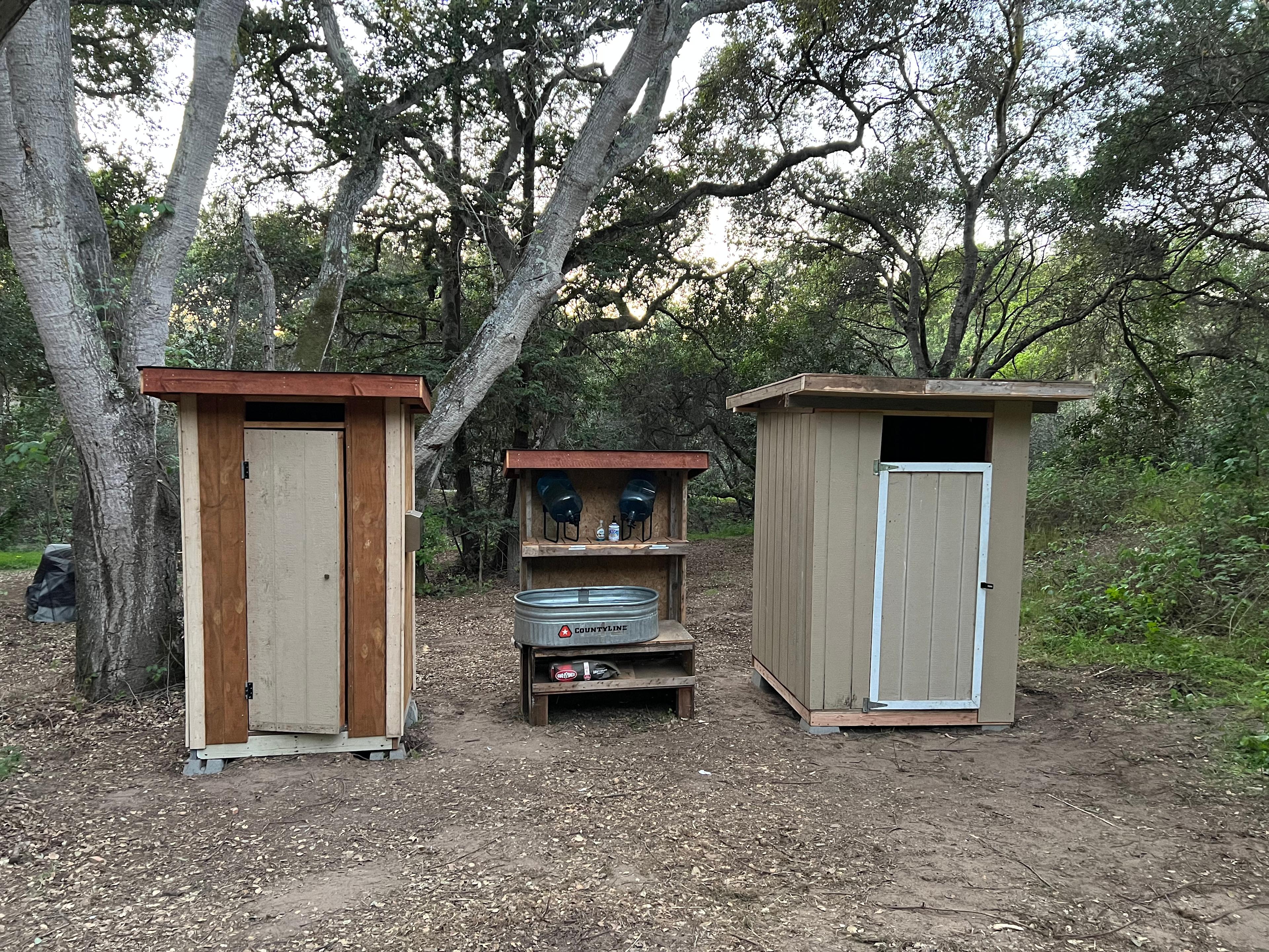 Outhouses and washing station. Updated pics coming soon. 
