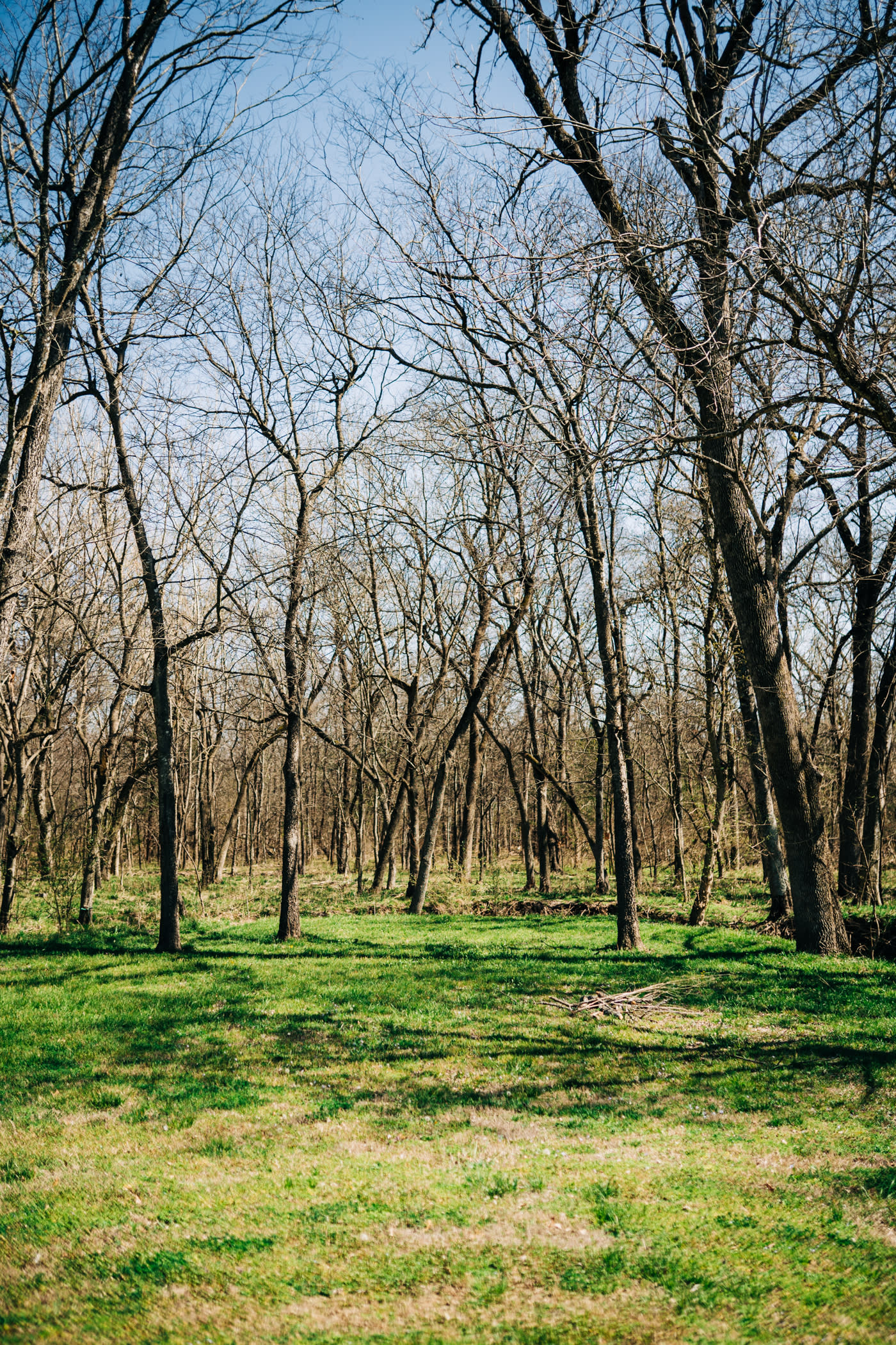 You can pitch your tent anywhere you like, but this was our favorite spot. By the pond, surrounded by a creek, tucked into the trees. Felt very secluded, but was still pretty close to the amenities. 
