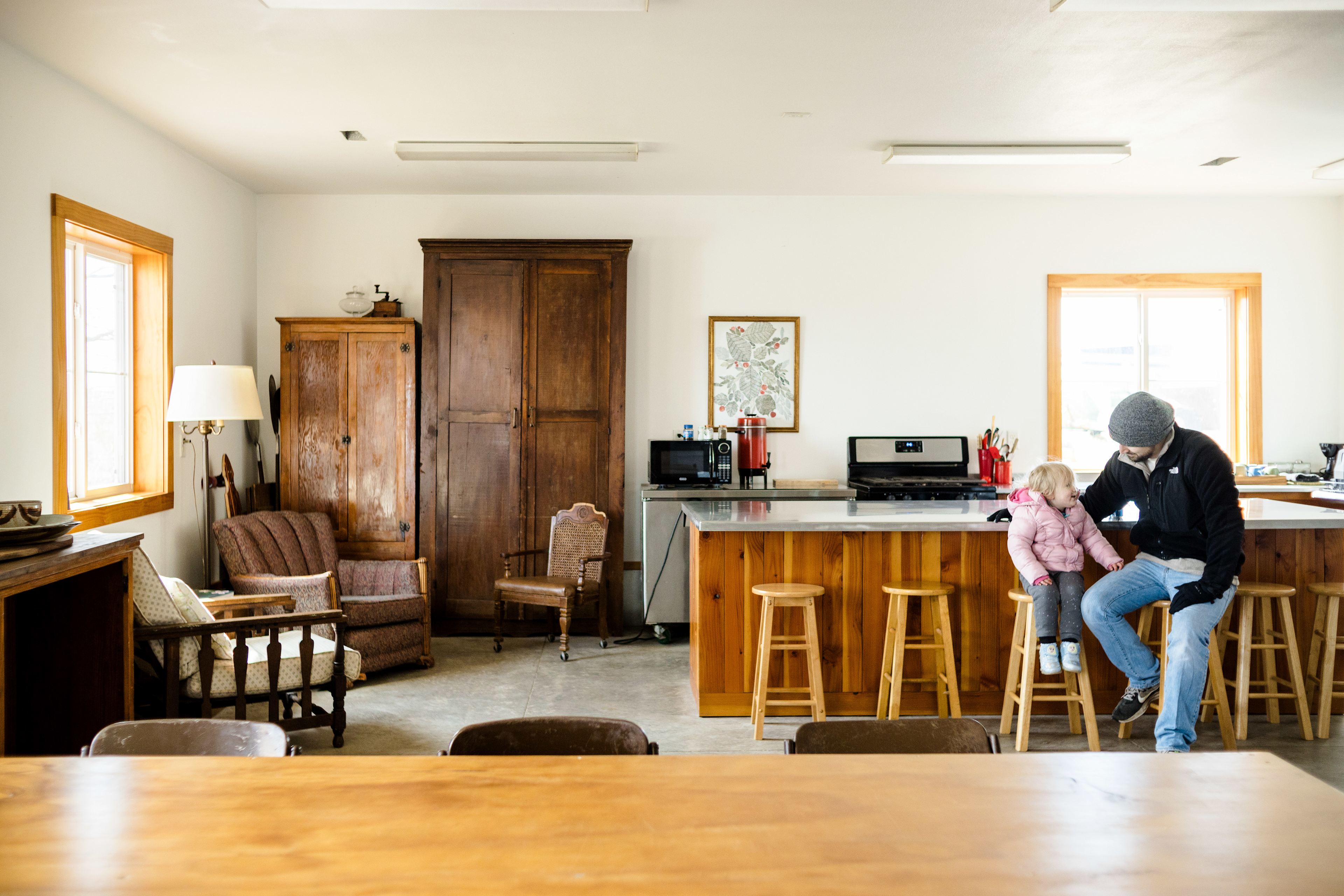 communal kitchen