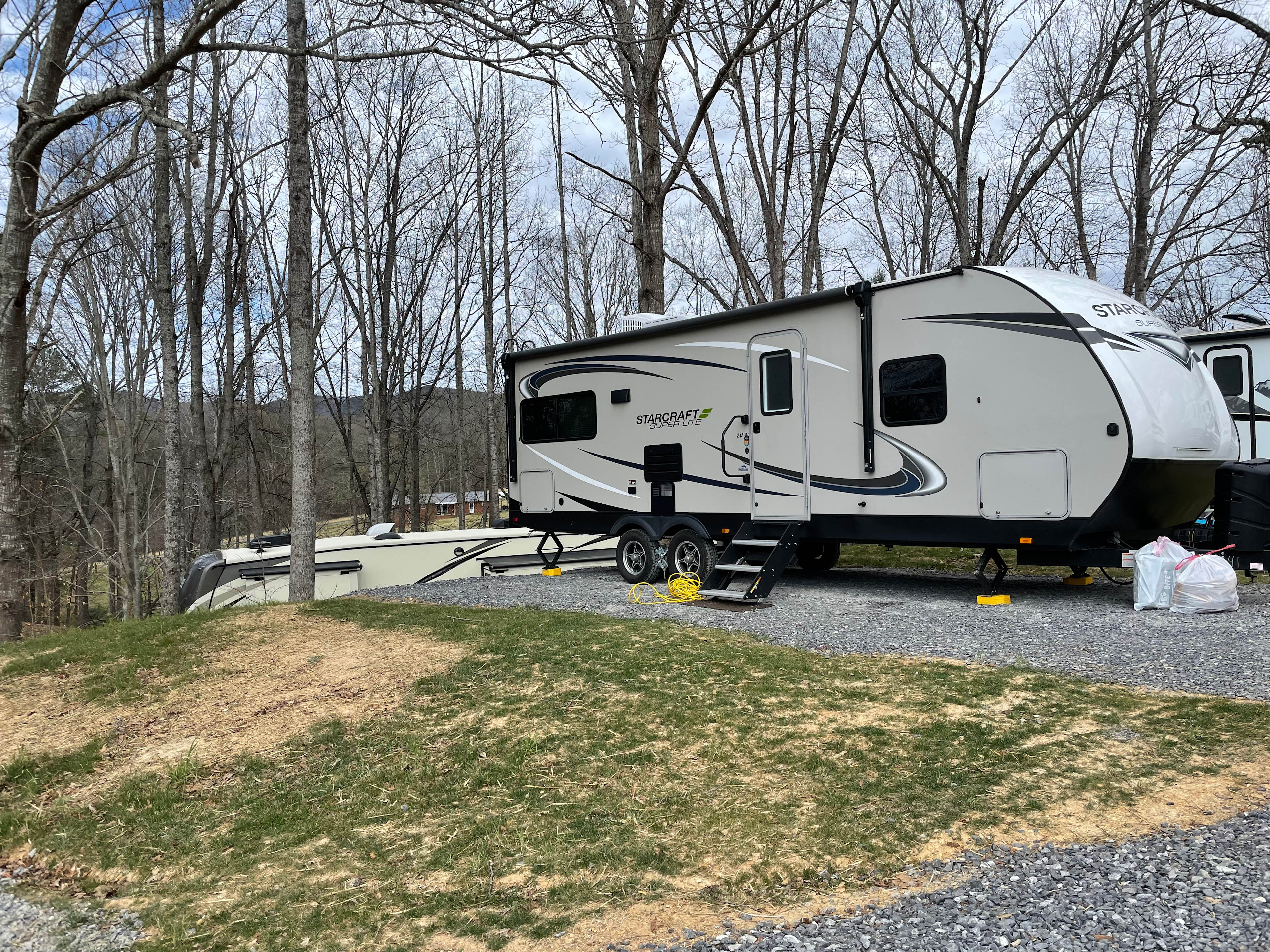 Spot 2 and our 30ft travel trailer