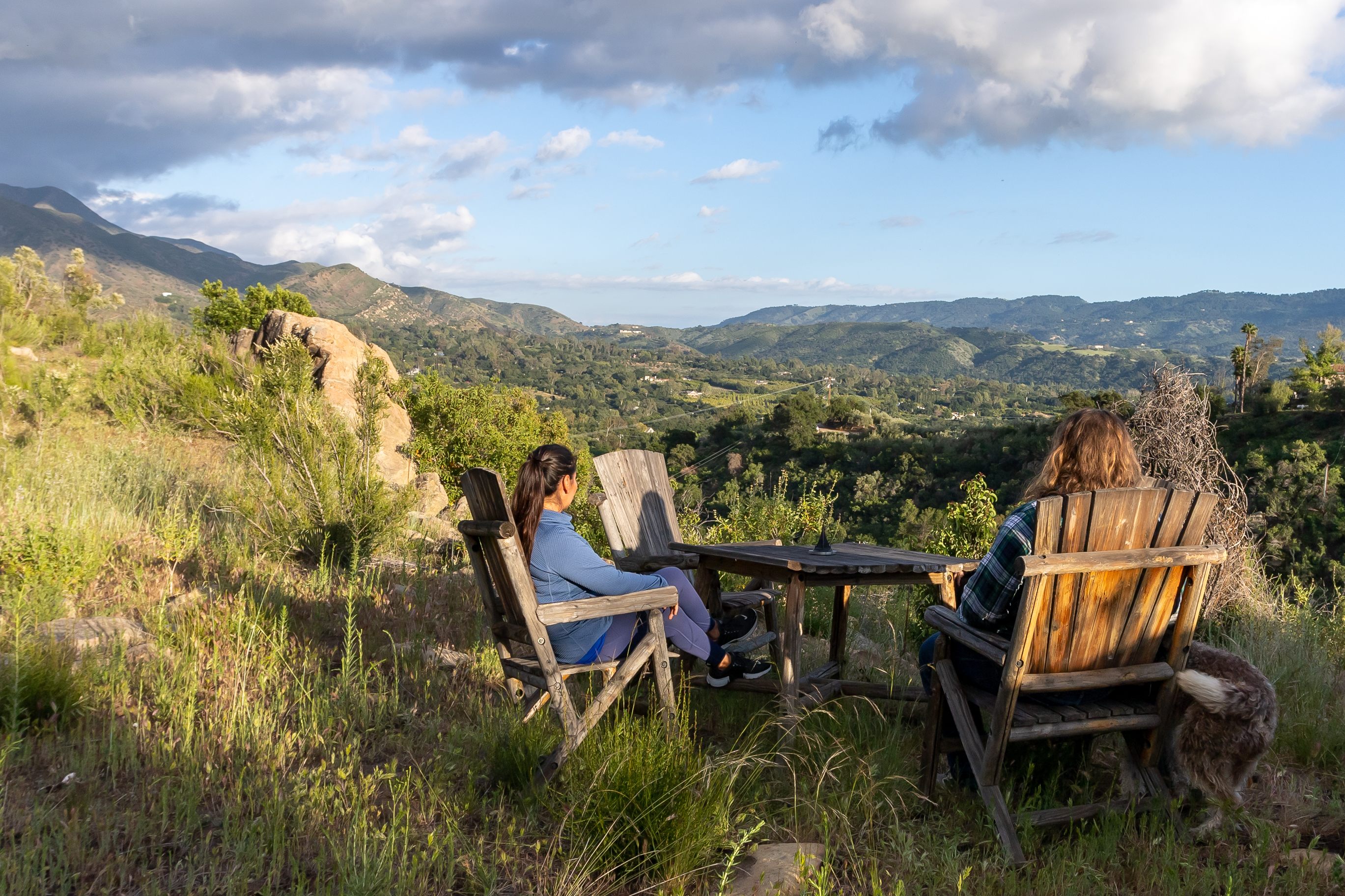 Perfect place to rest after reaching the top of your hike.