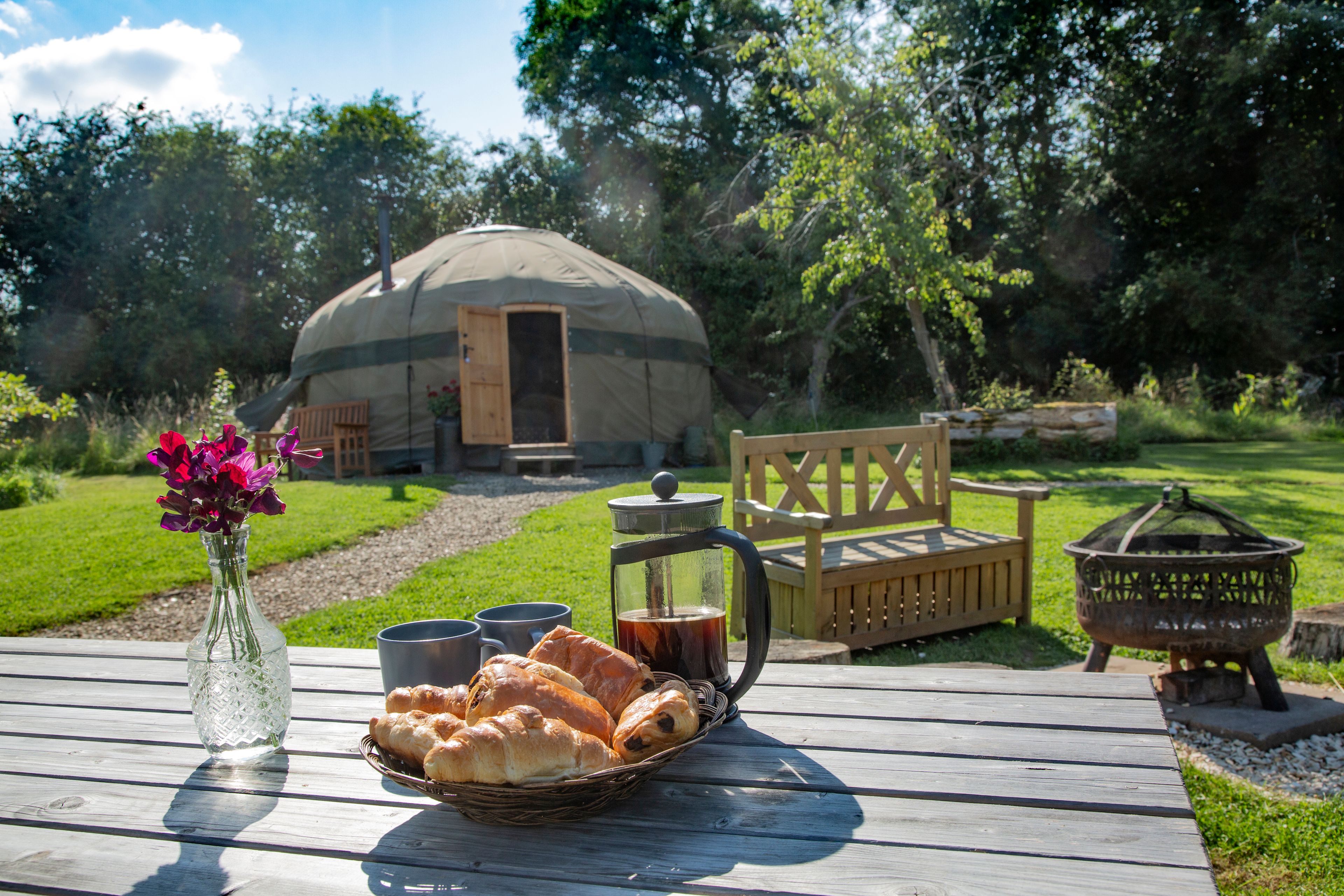 Campden Yurts, Glamping, Cotswolds