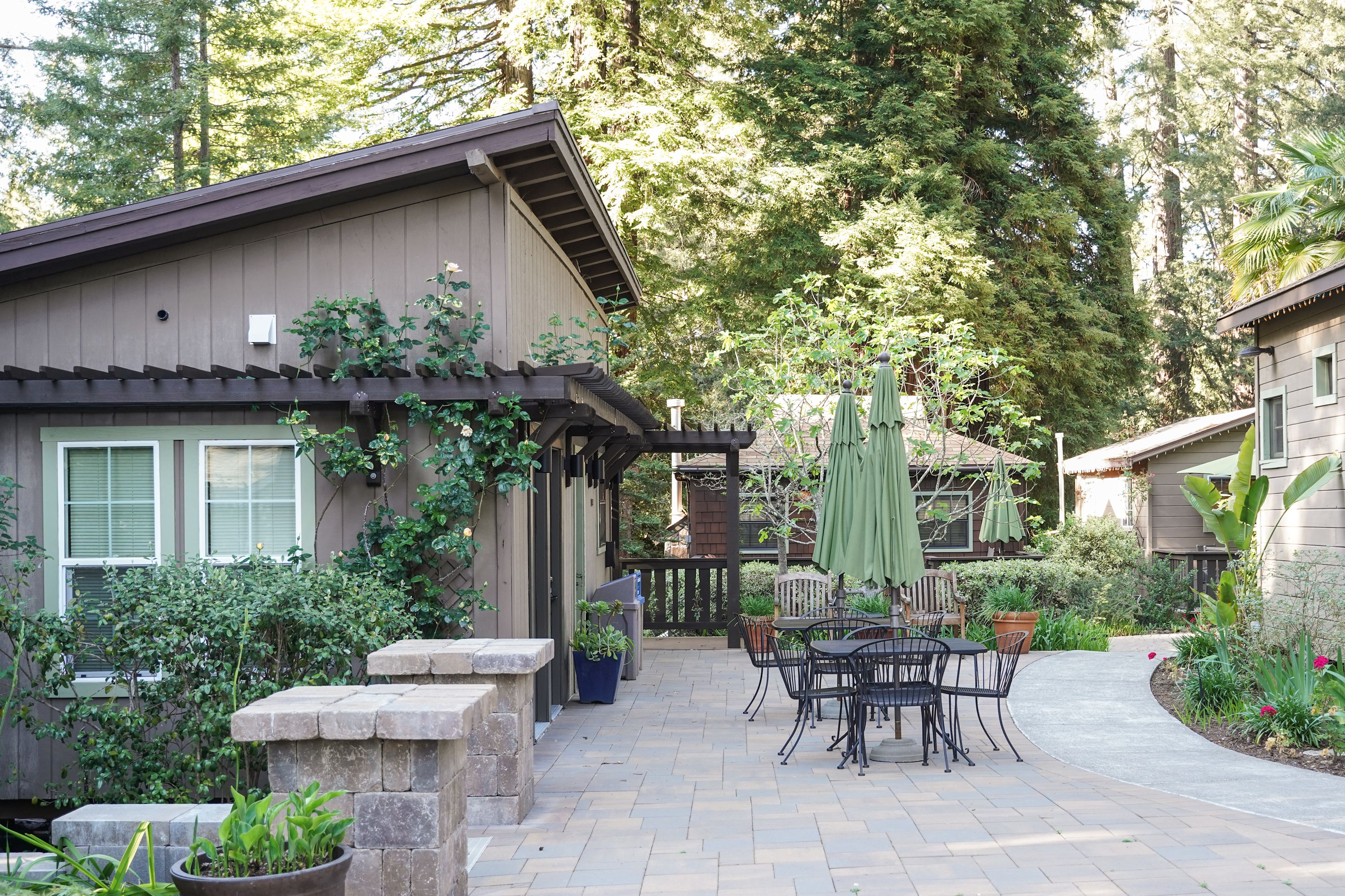 Bathrooms that are available to those renting cabins or those staying in the yurts.