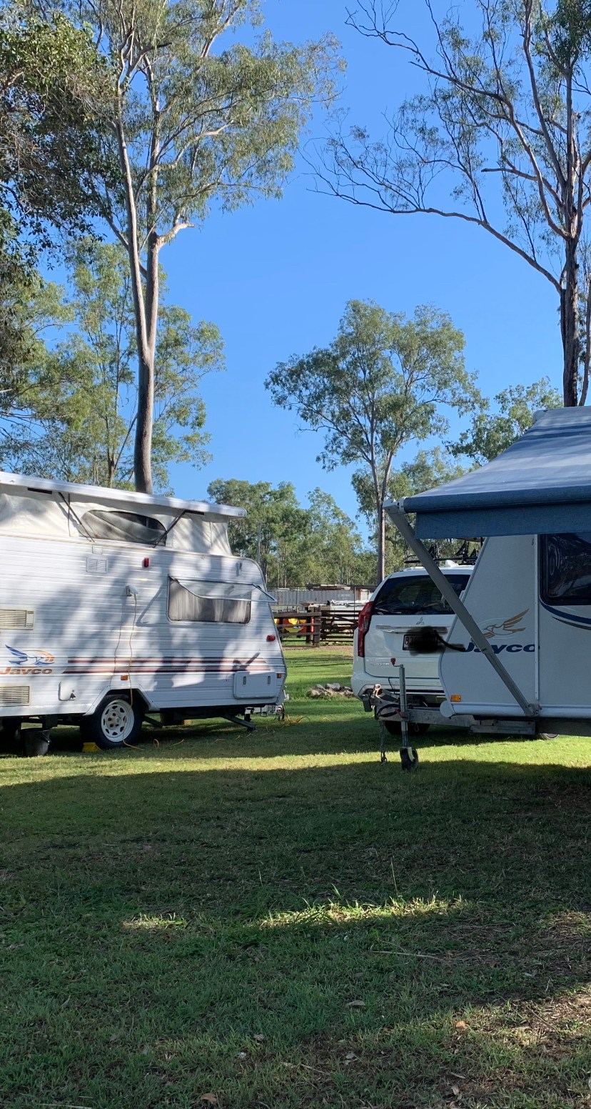 Came back from a day trip to find a caravan so close I was at 90deg hooking up at exit