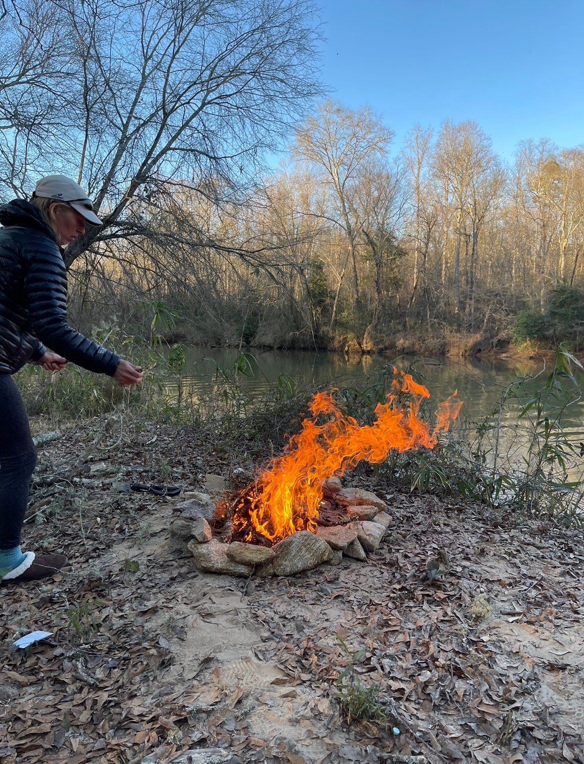We’ve upgraded the fire pit for a larger one!