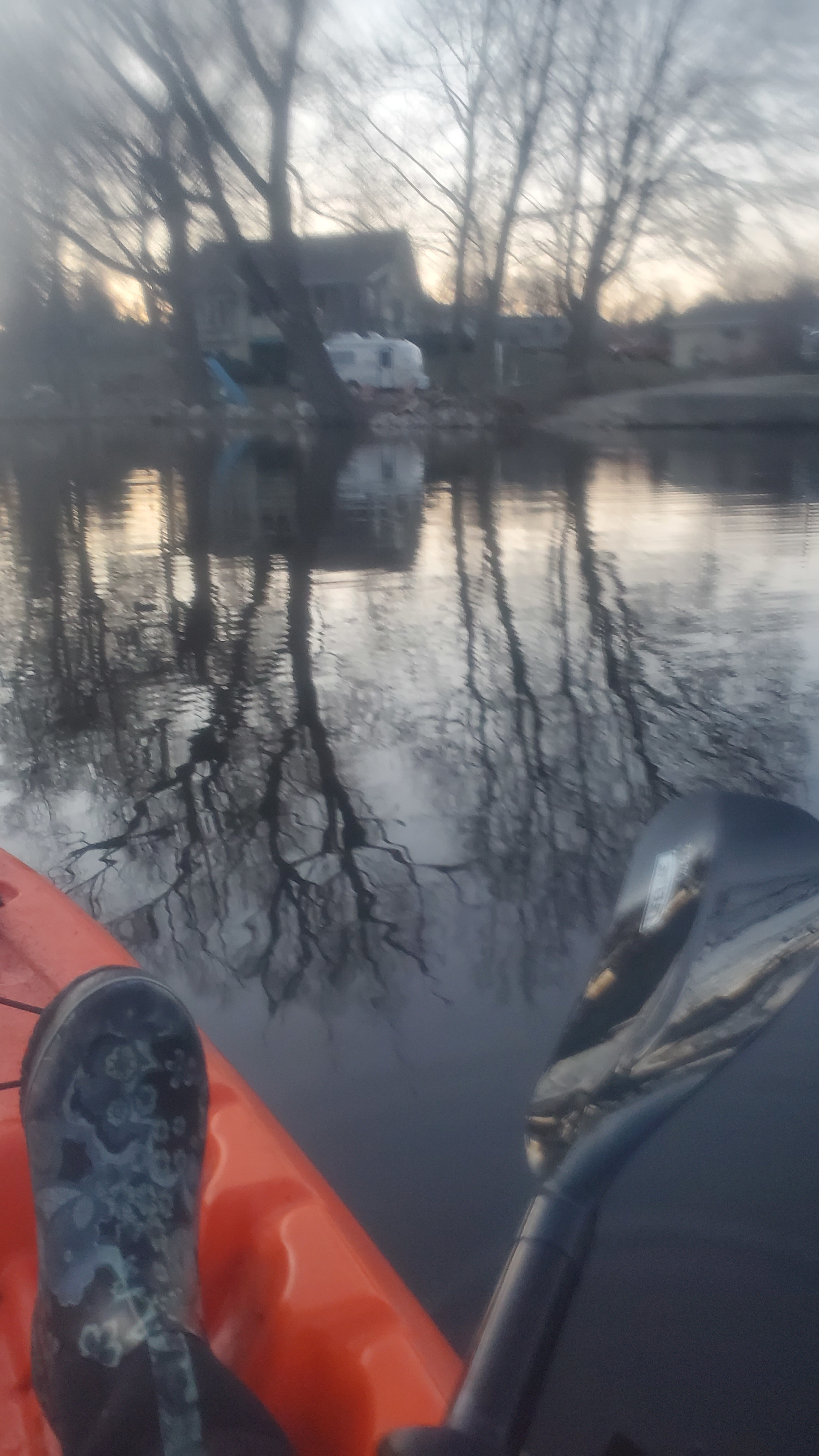 Paddle around the mill pond at the campsite