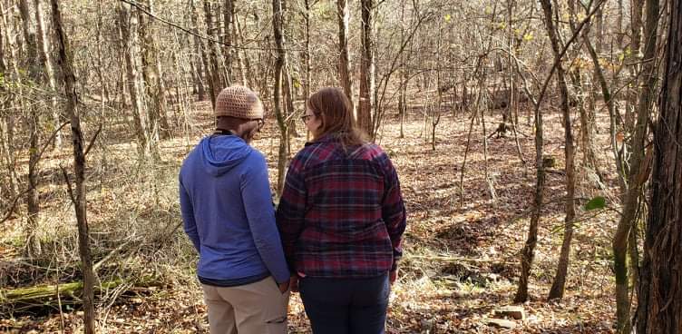 You don't have to leave the 30 acres to enjoy intimate hikes . . .