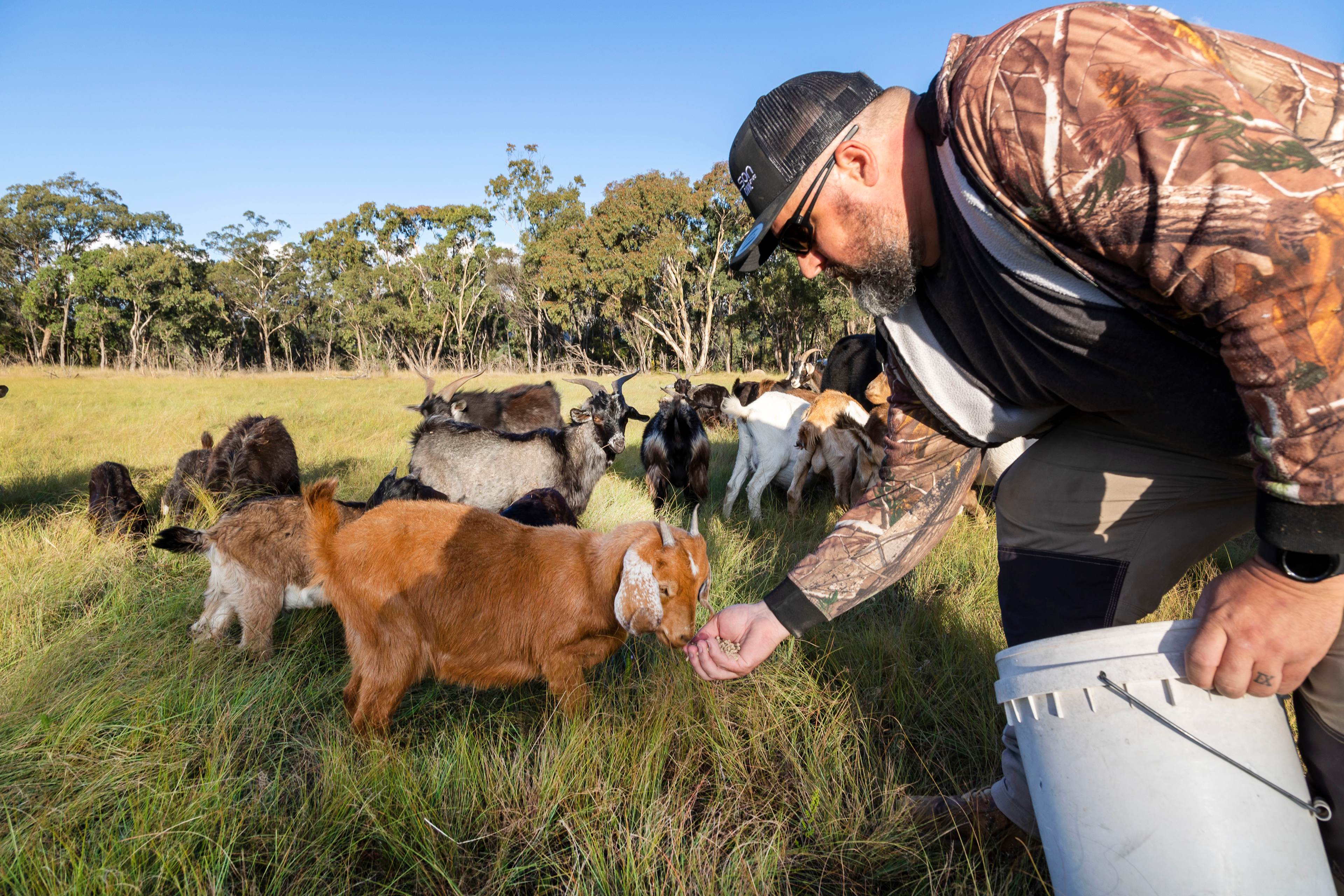 Feeding time with Carl. 