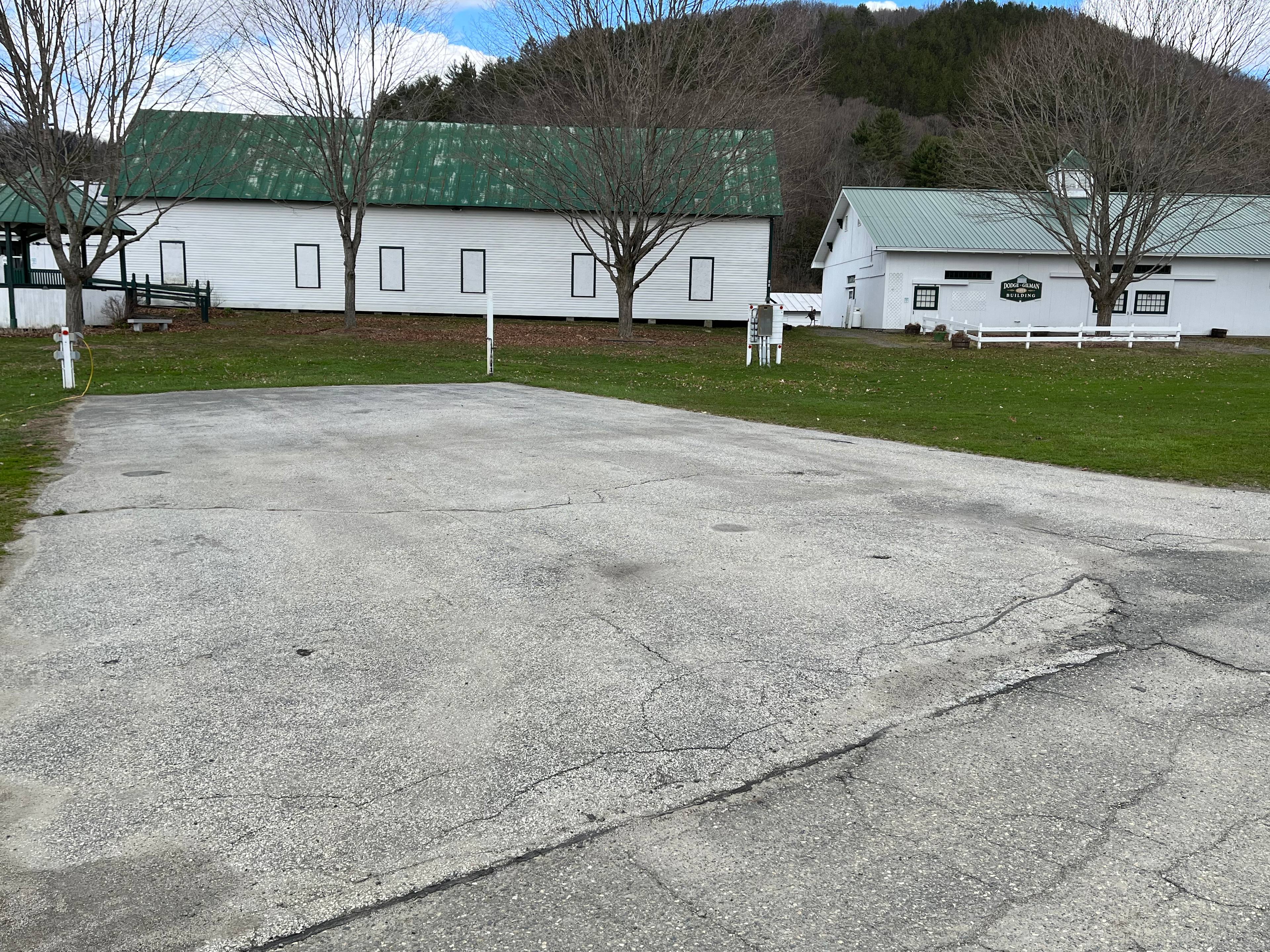 Historic buildings and gazebo 