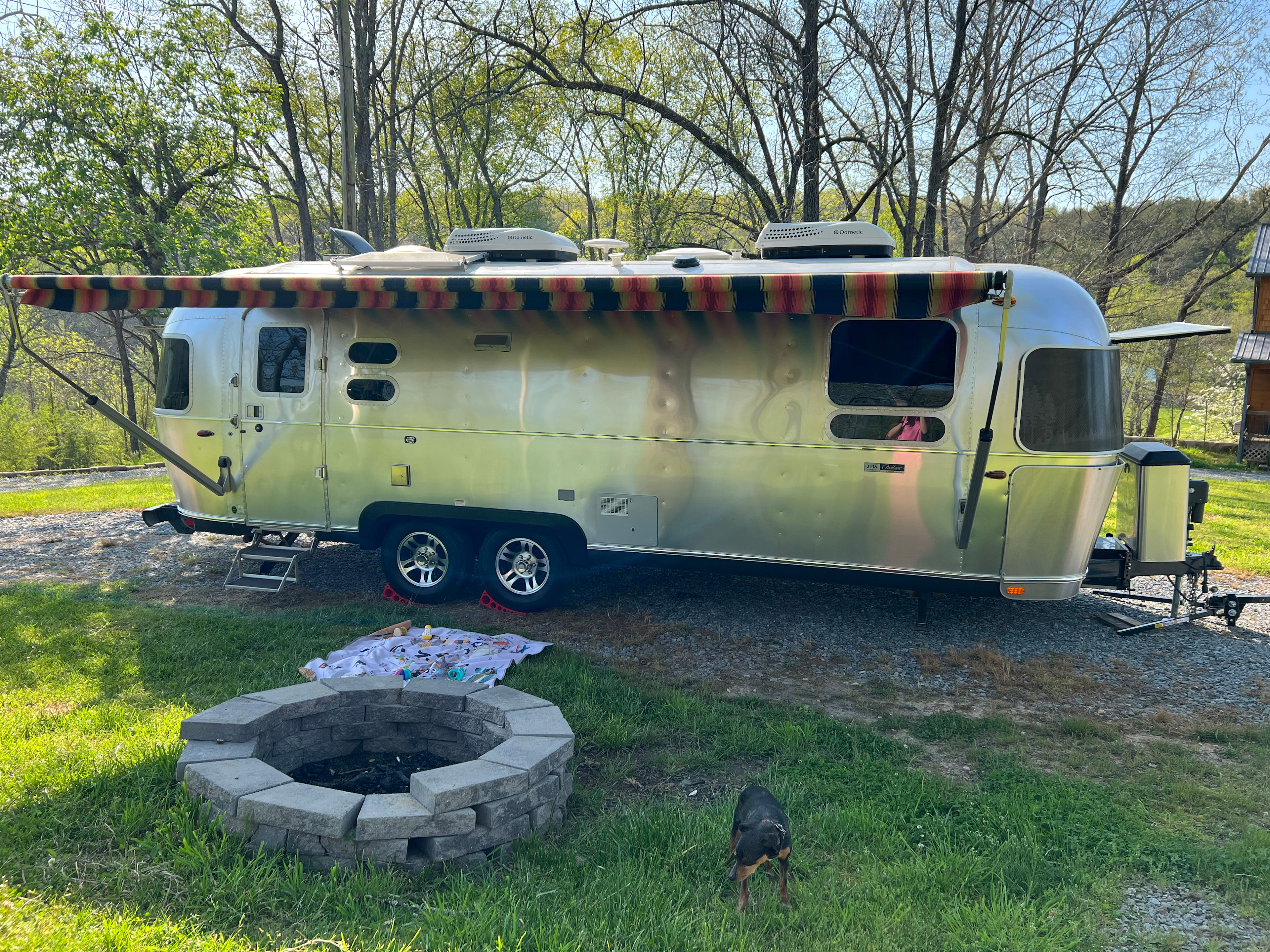 RV site on a Black Walnut Farm