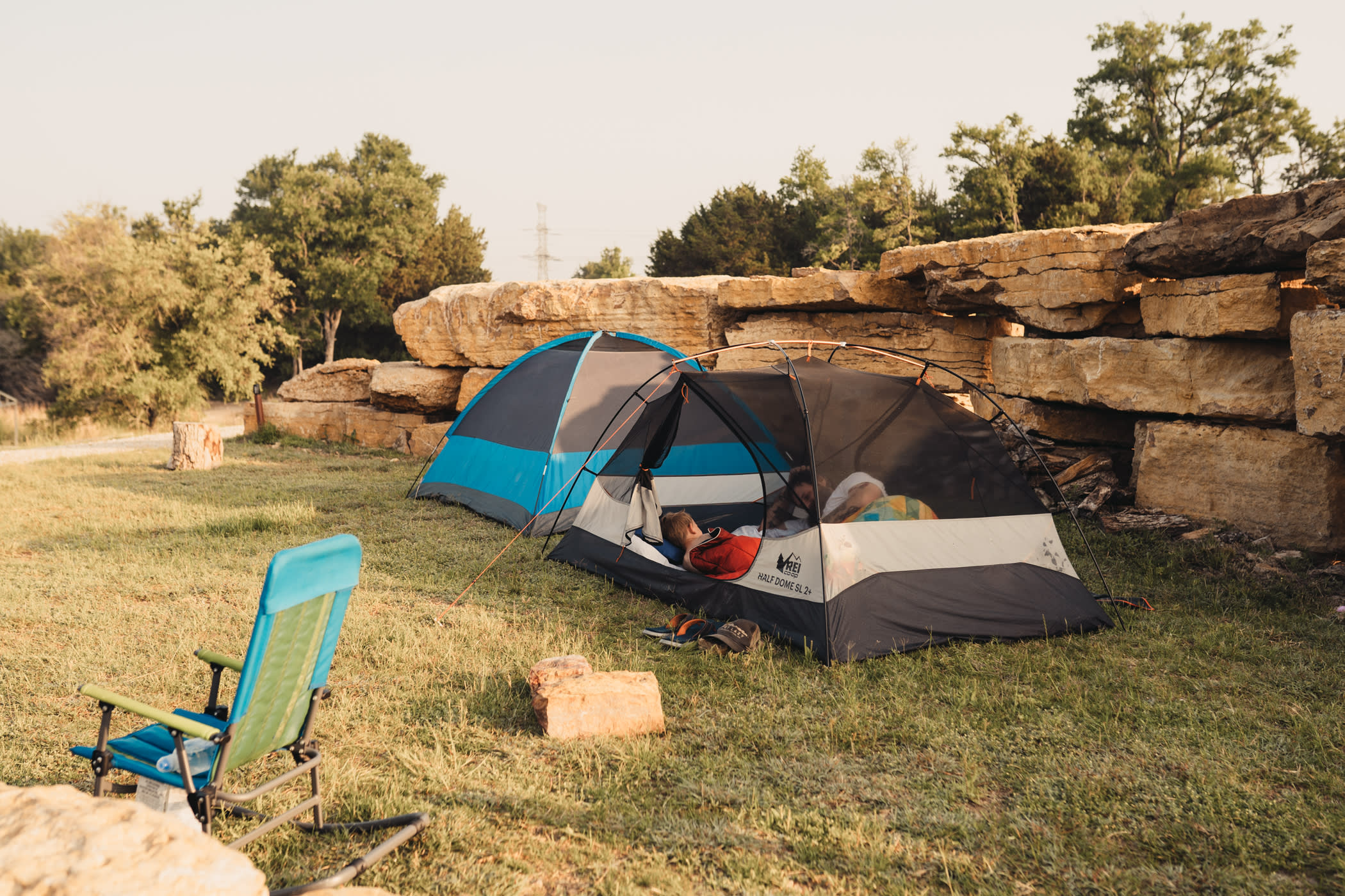Sunrise at camp!