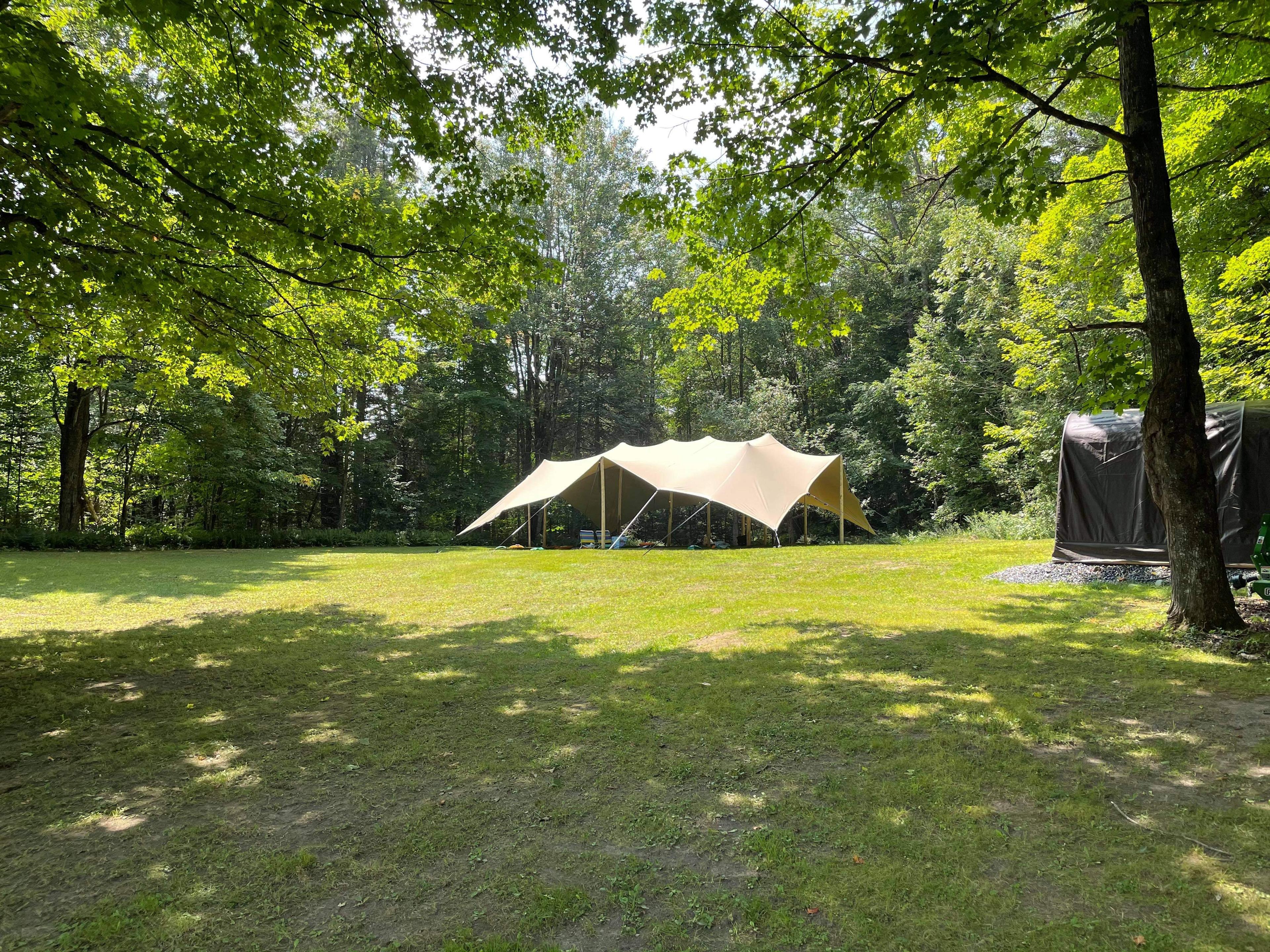 Private River Sunset Camping