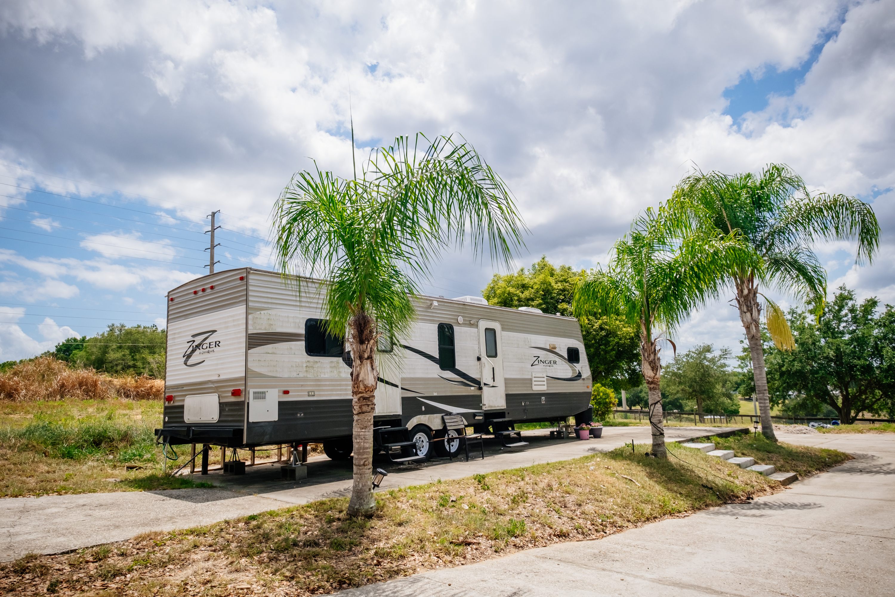 Host Trailer out front