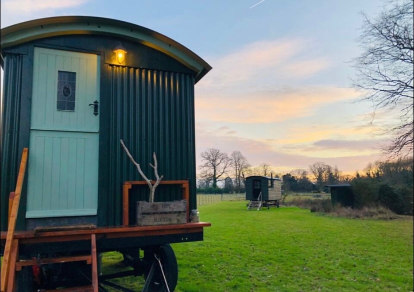 The Big Green Shepherds Hut