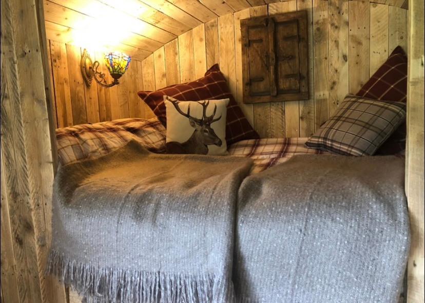 The Big Green Shepherds Hut