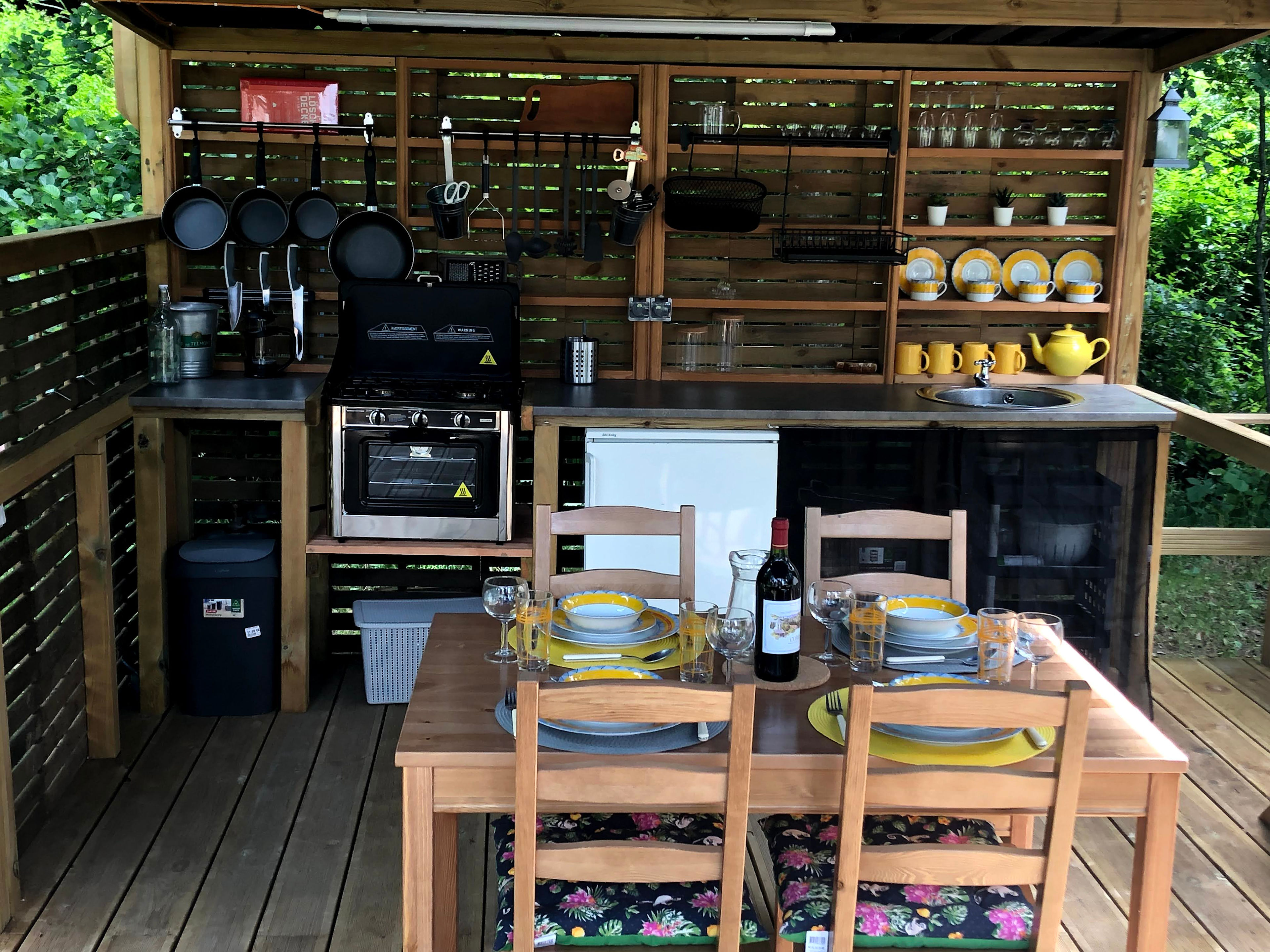 Yurt Glamping at Moulin des Forges
