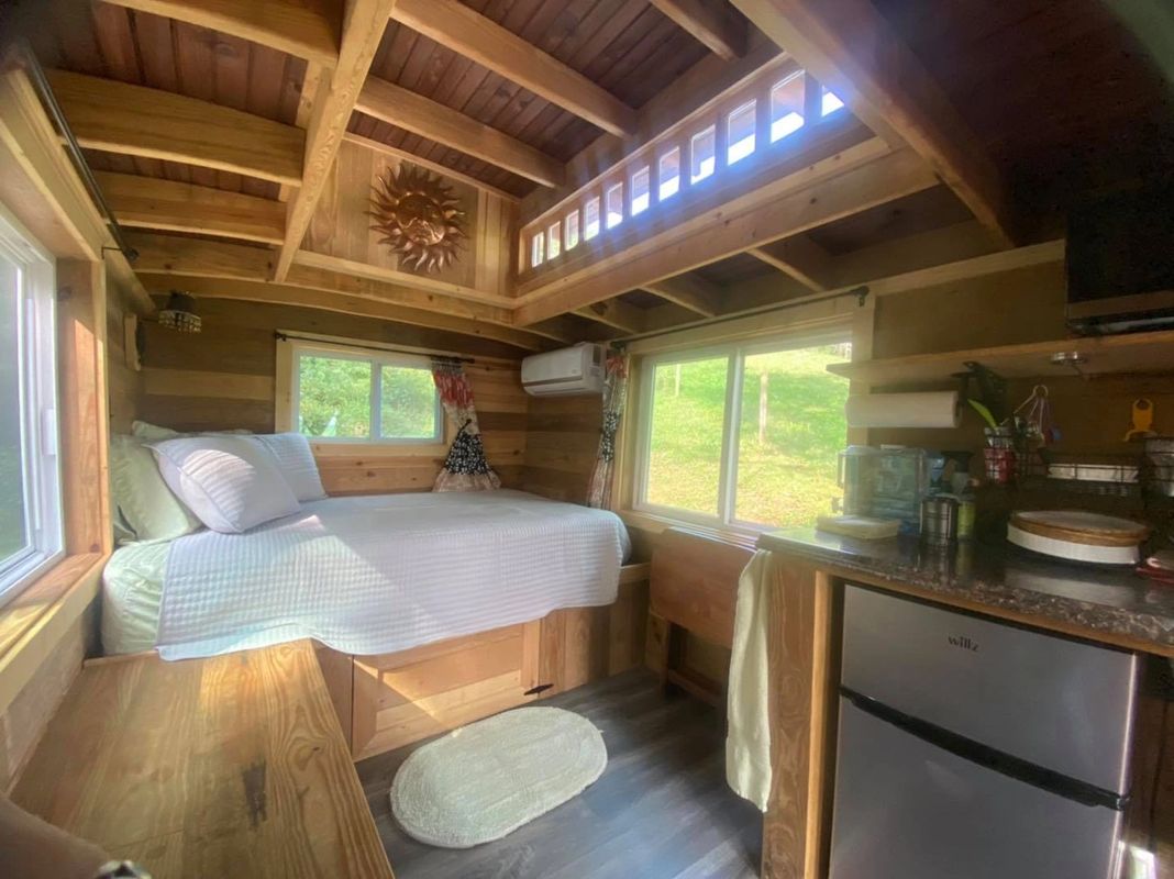 Inside view of the wagon