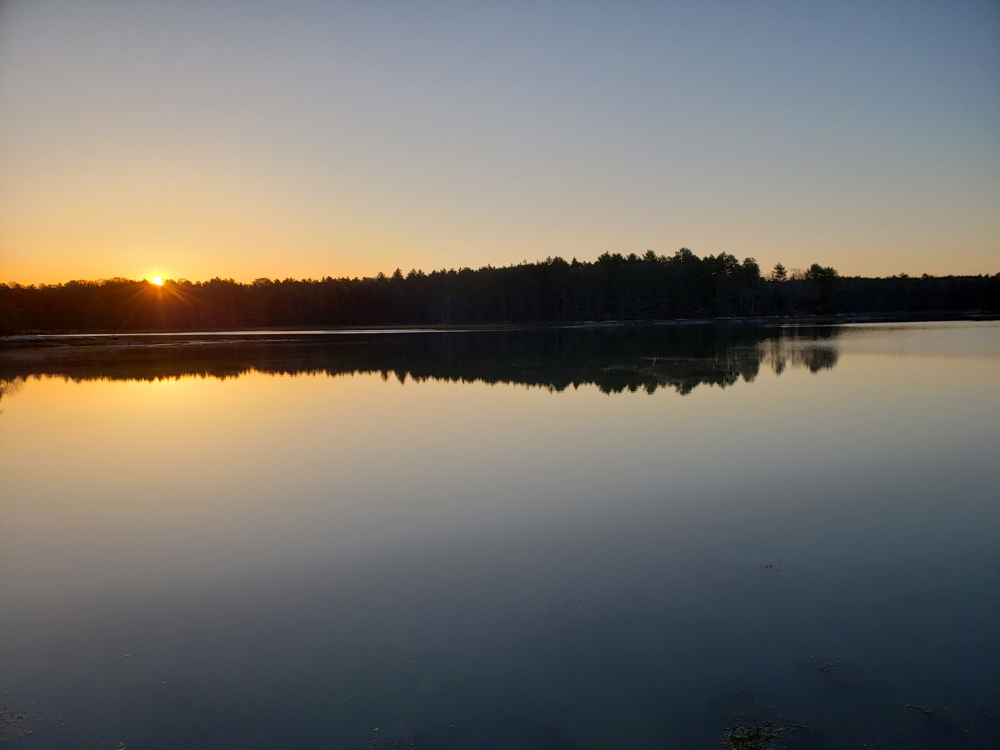 This is the sunrise from the same location