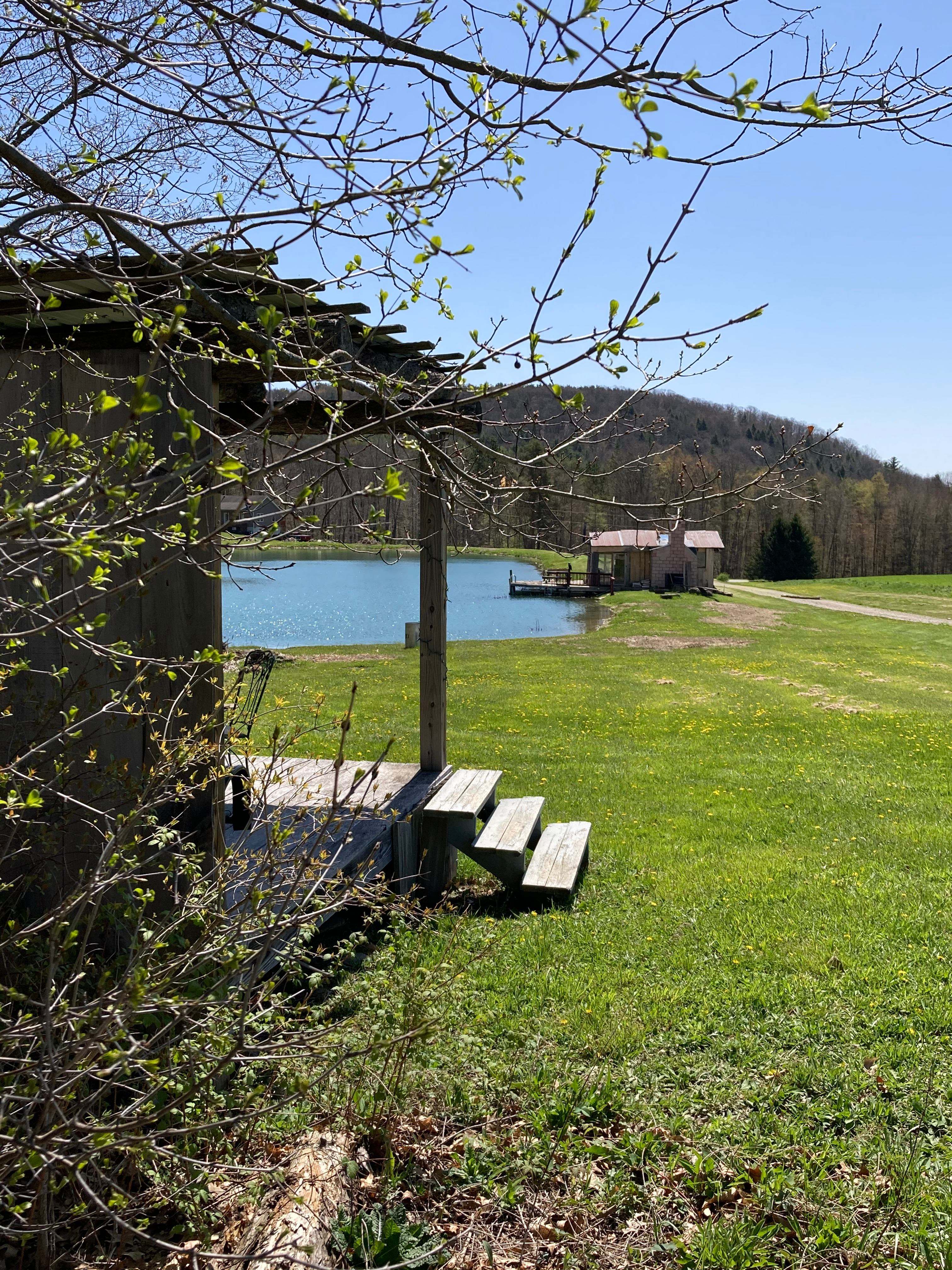 Common area covered stage structure