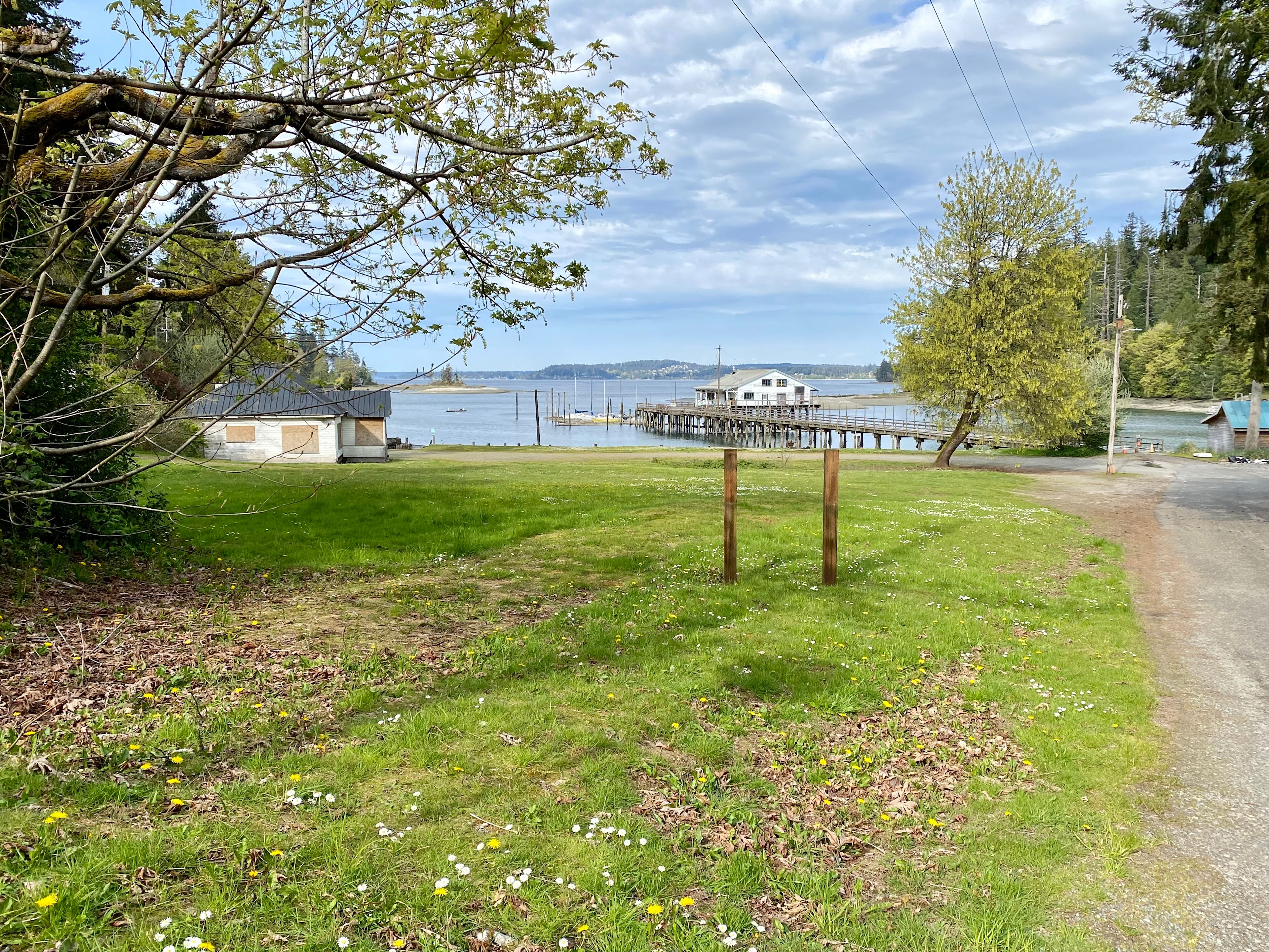 Lakebay Marina across the street
