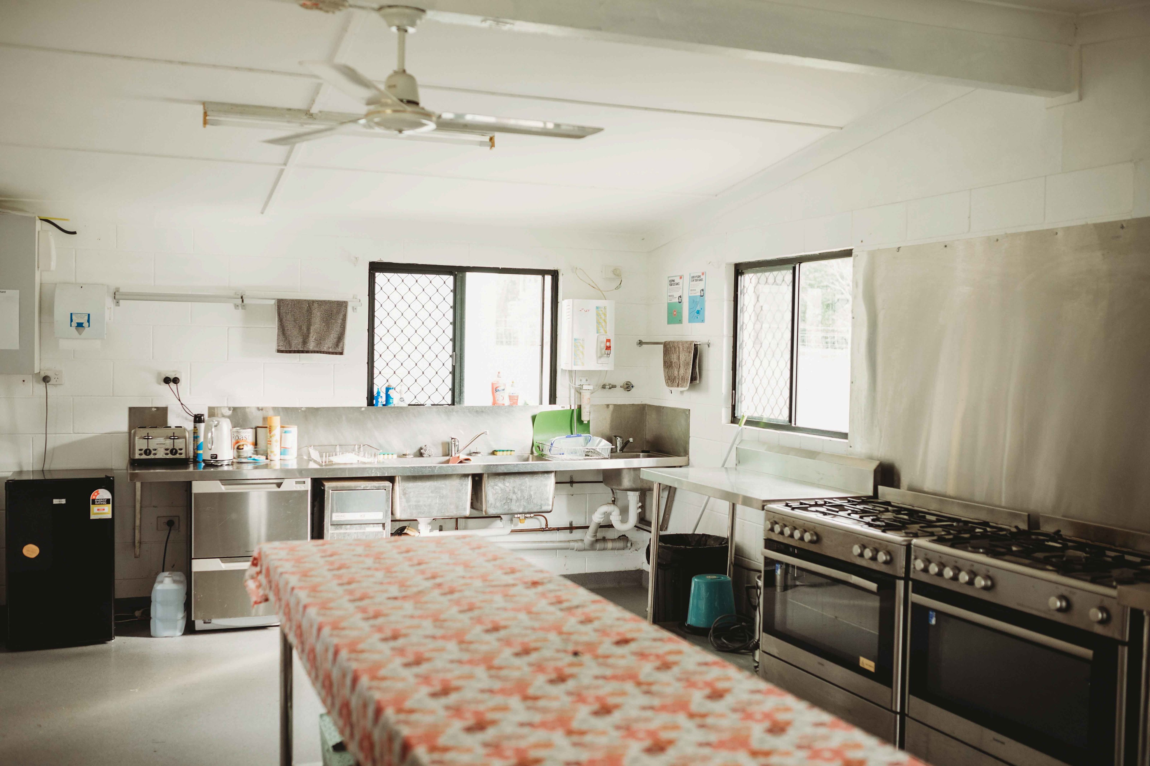 Industrial grade kitchen.
