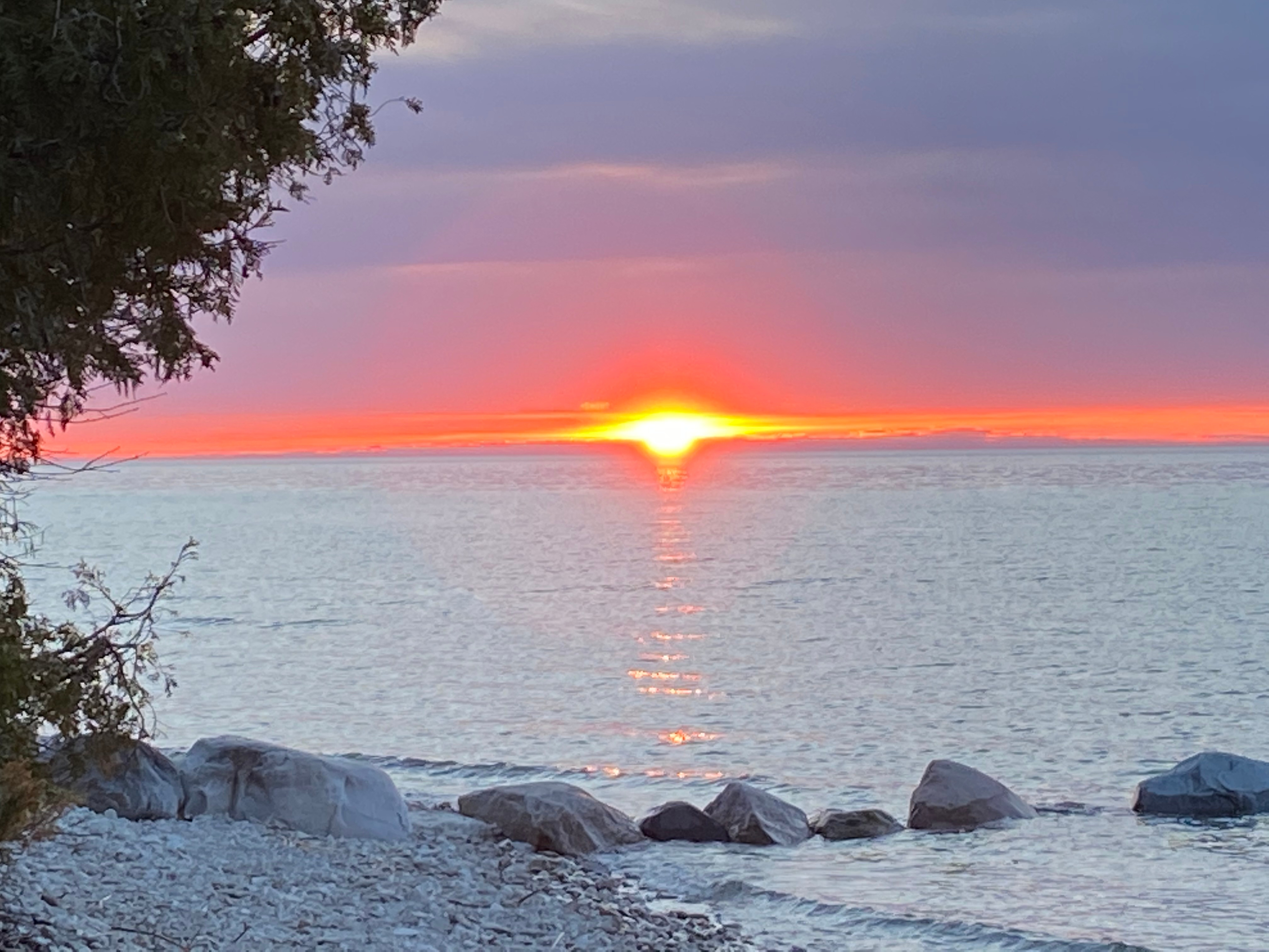 Mackinaw Straits sunset