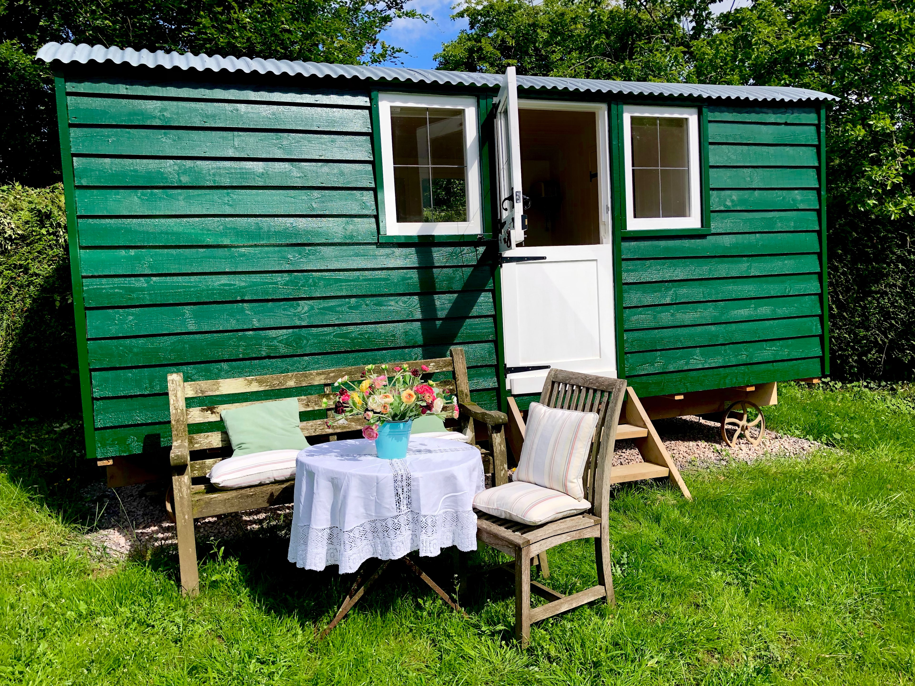 Private Shepherd’s Hut at Blanda
