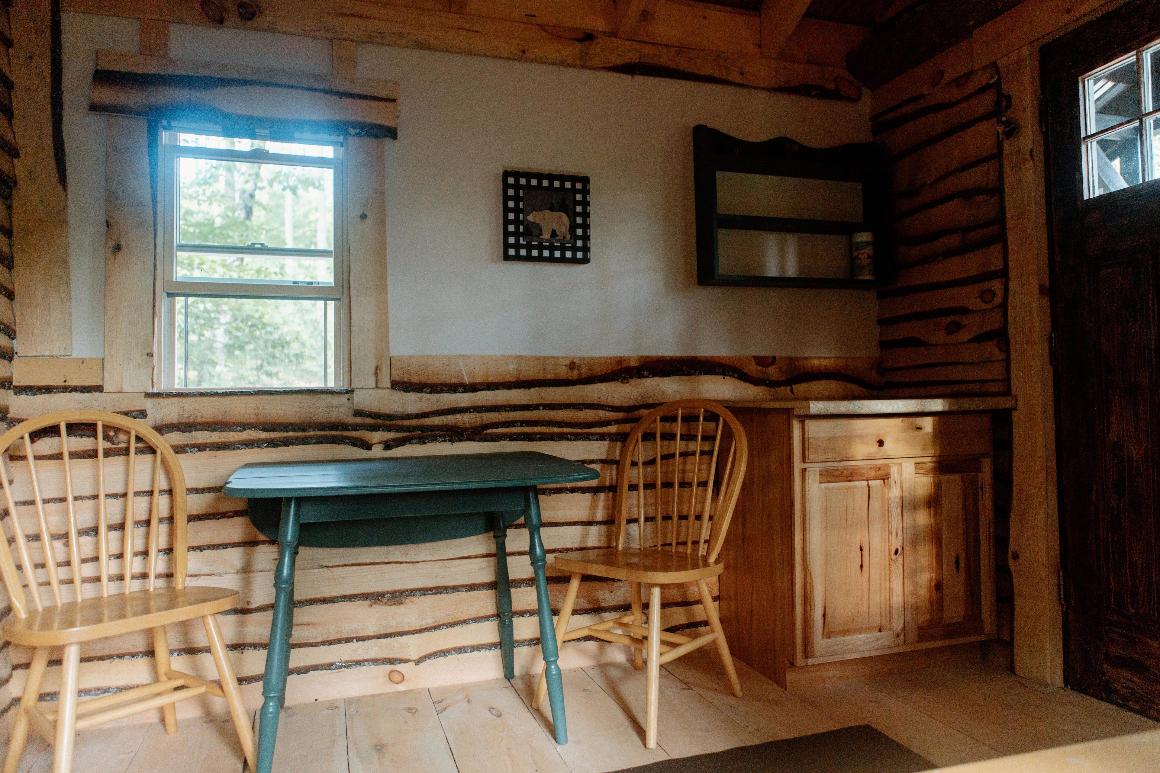 the breakfast nook in the lounge area 