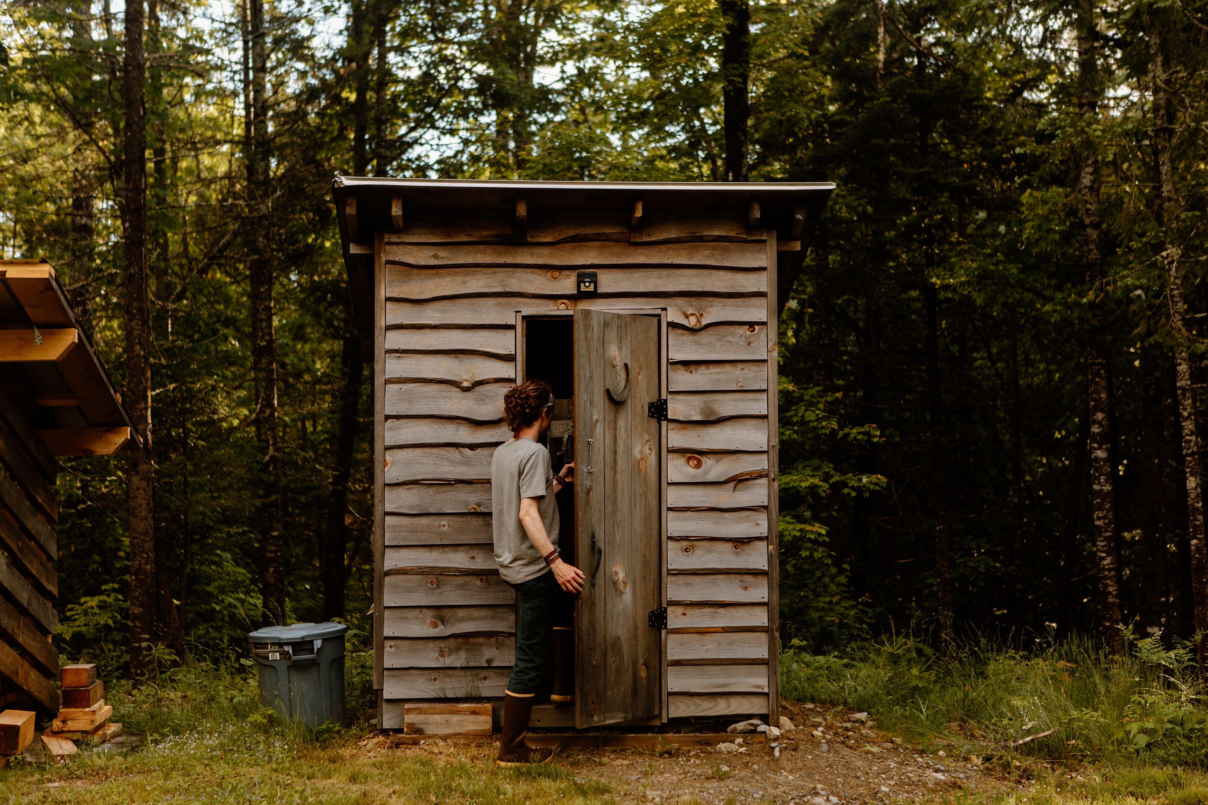 the outhouse 