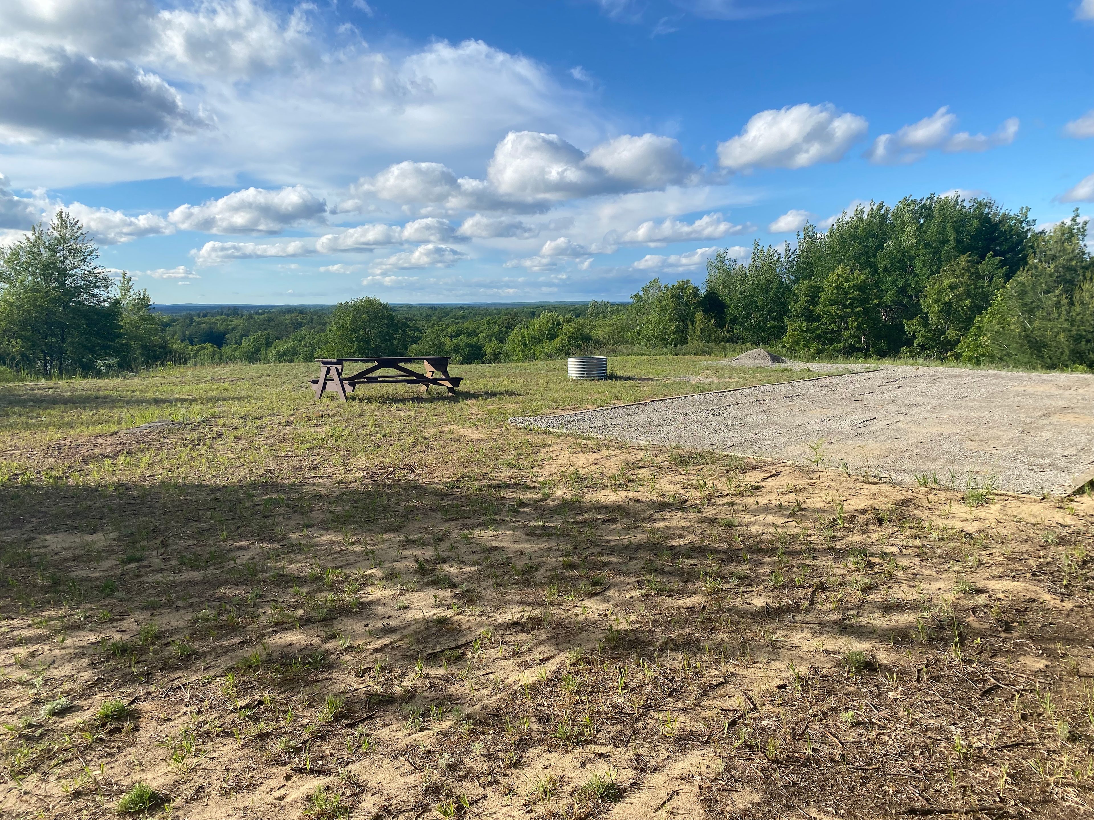 View of site coming from driveway