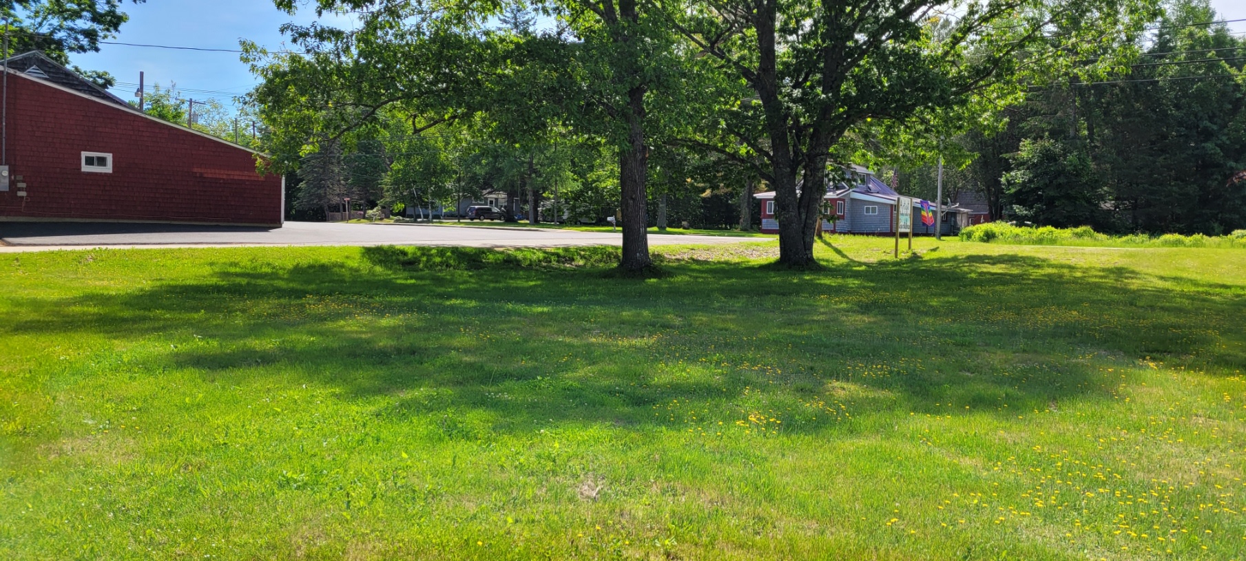 position in front of these trees for pull through spot