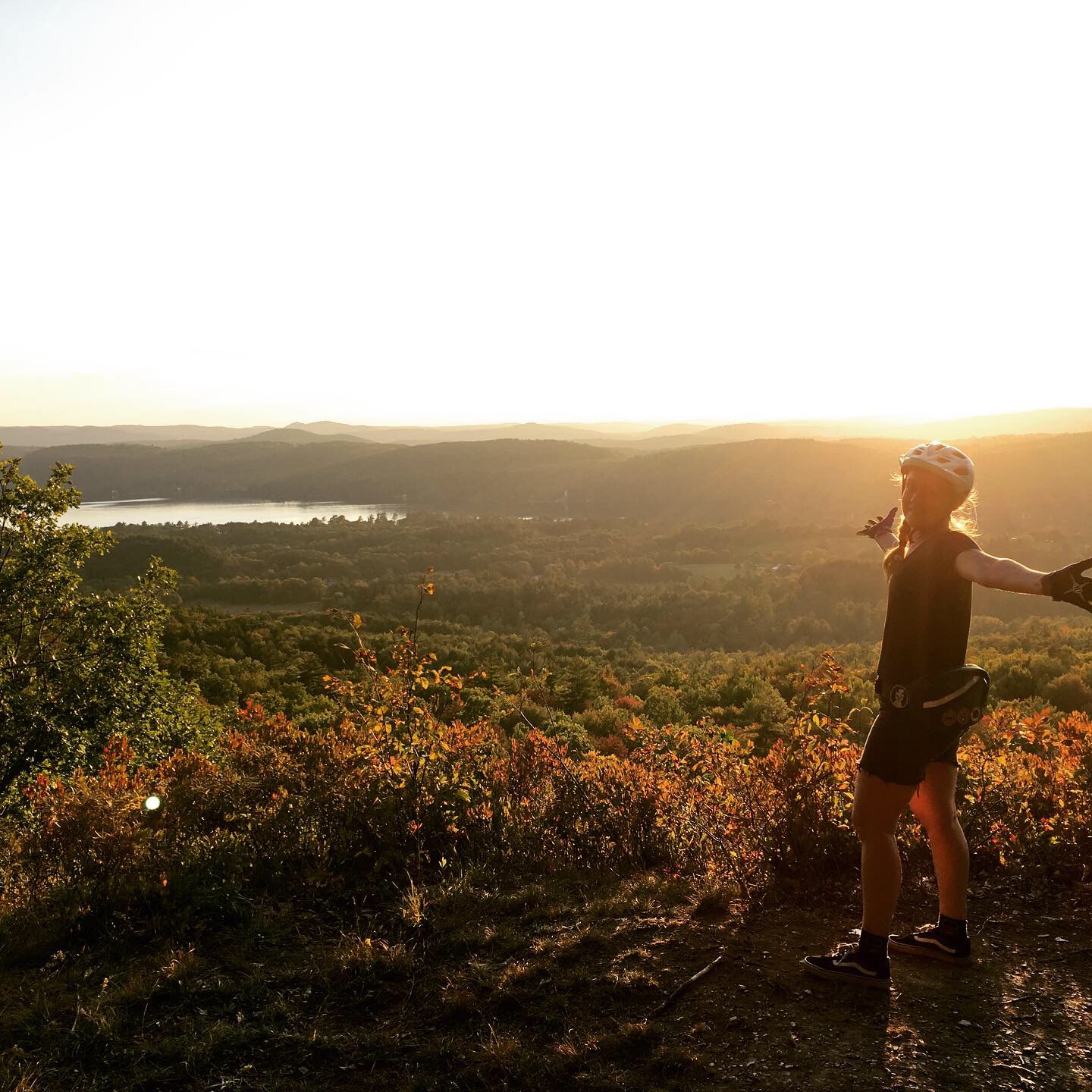 Our property is located right on the Slate Valley Trails.  Ride to a sweet overlook like this one on the Porcupine Trail right from the tent.