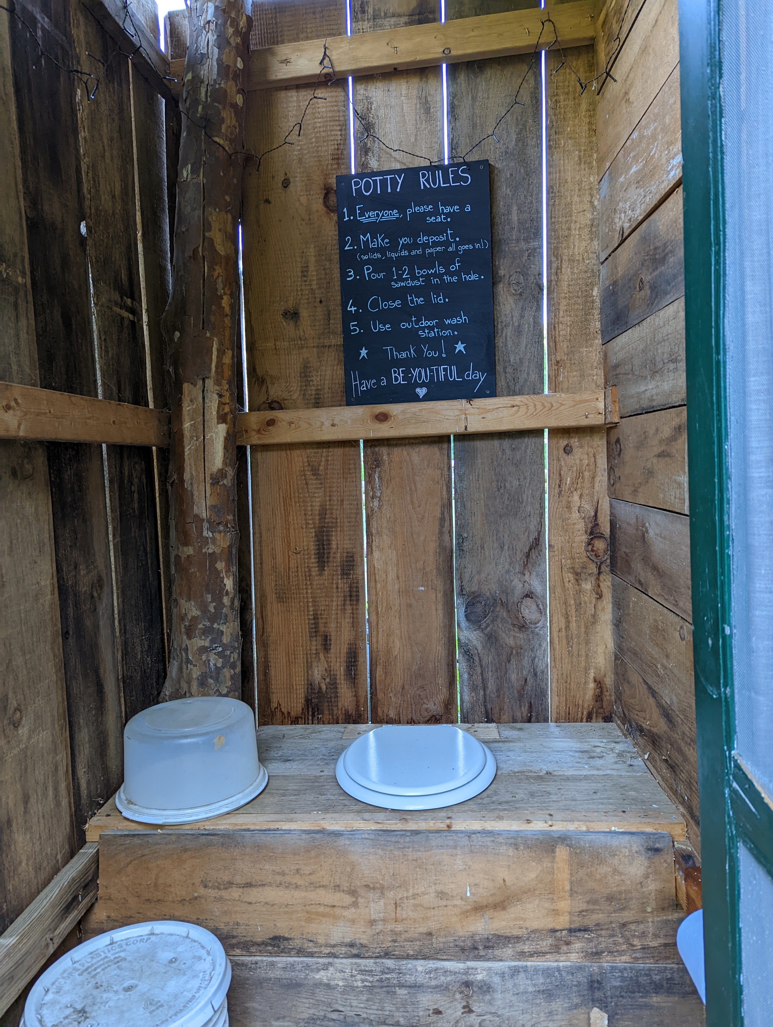 The prettiest outhouse!