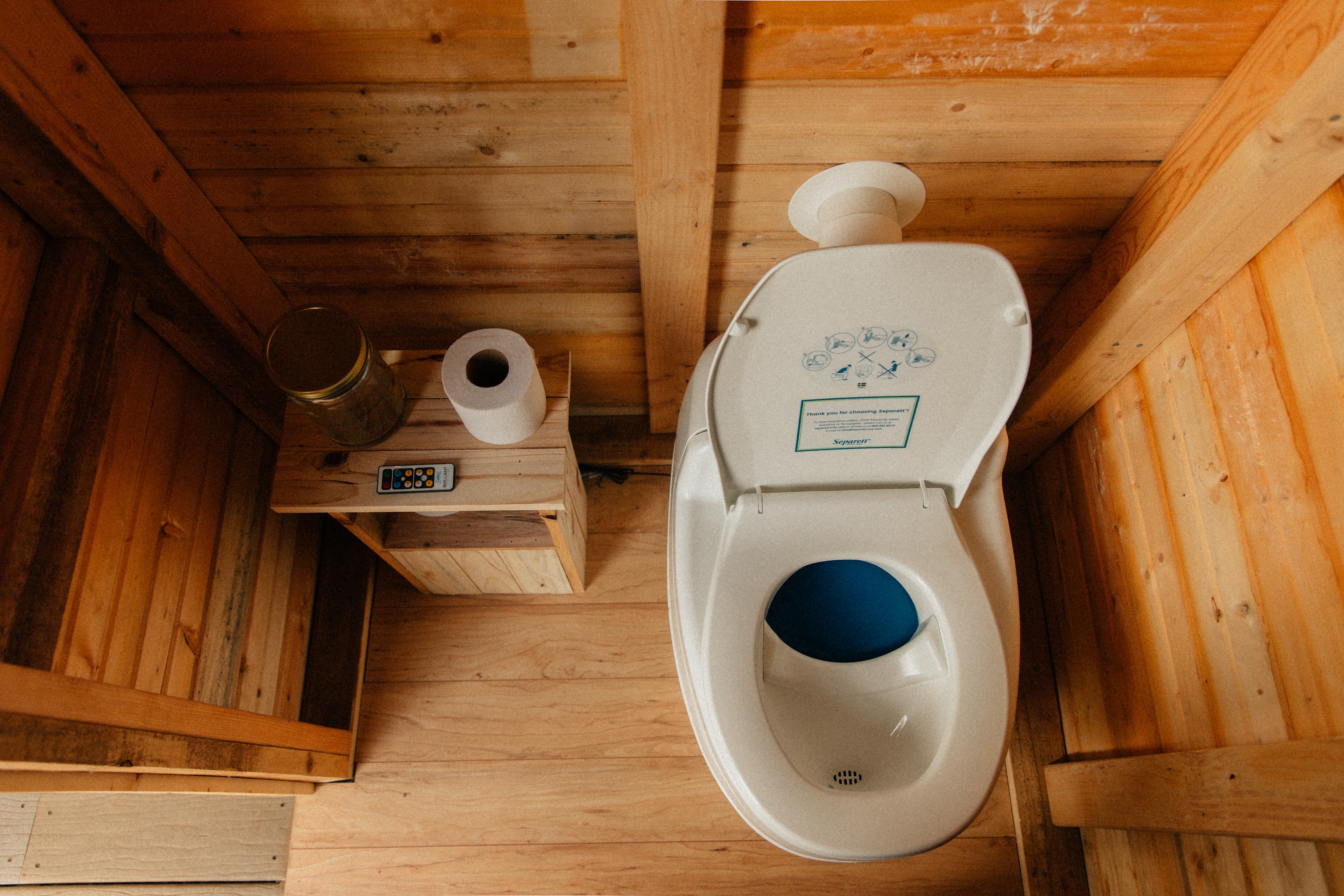 Outhouse is very clean