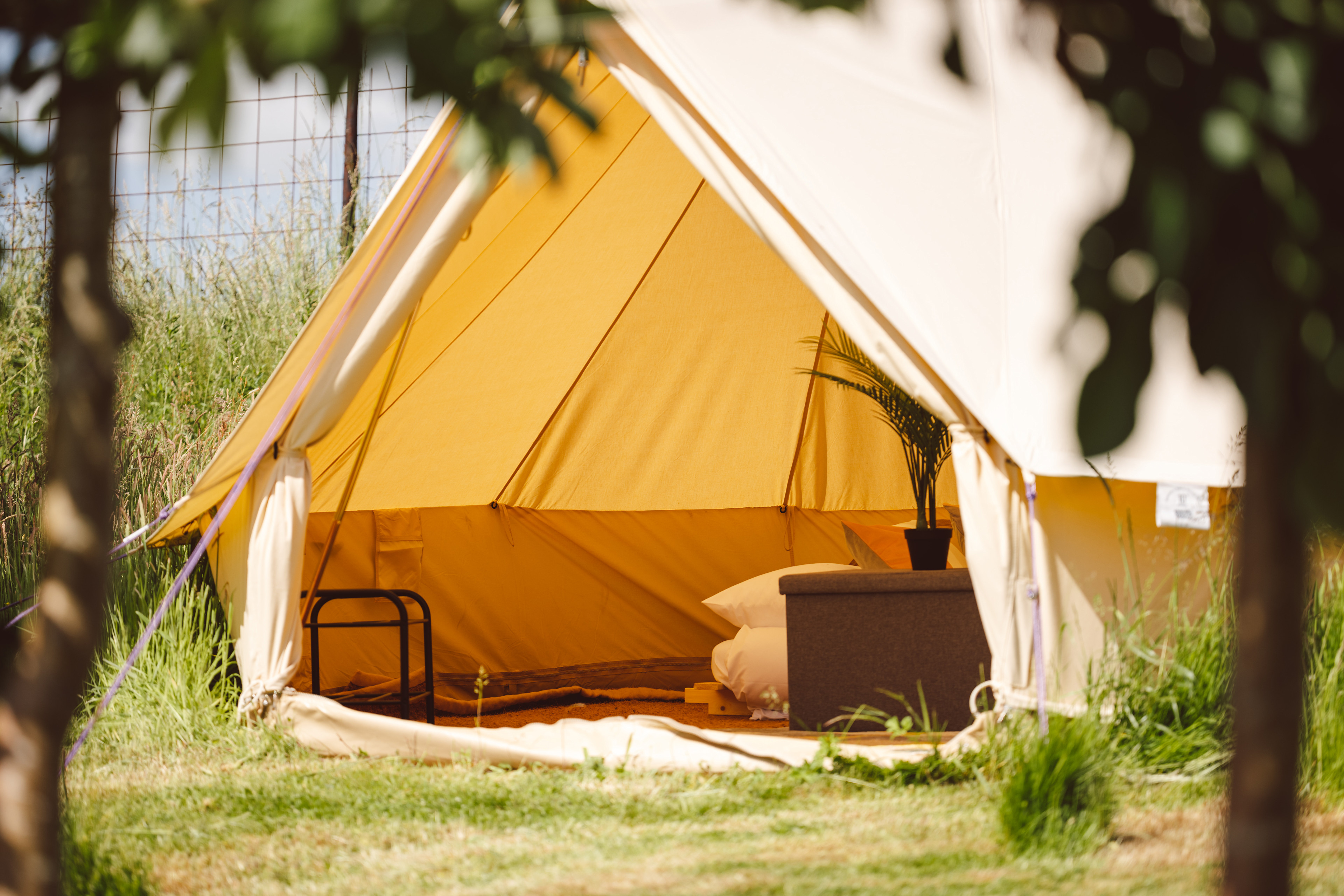 Glamping Tent's in the fruit Garden