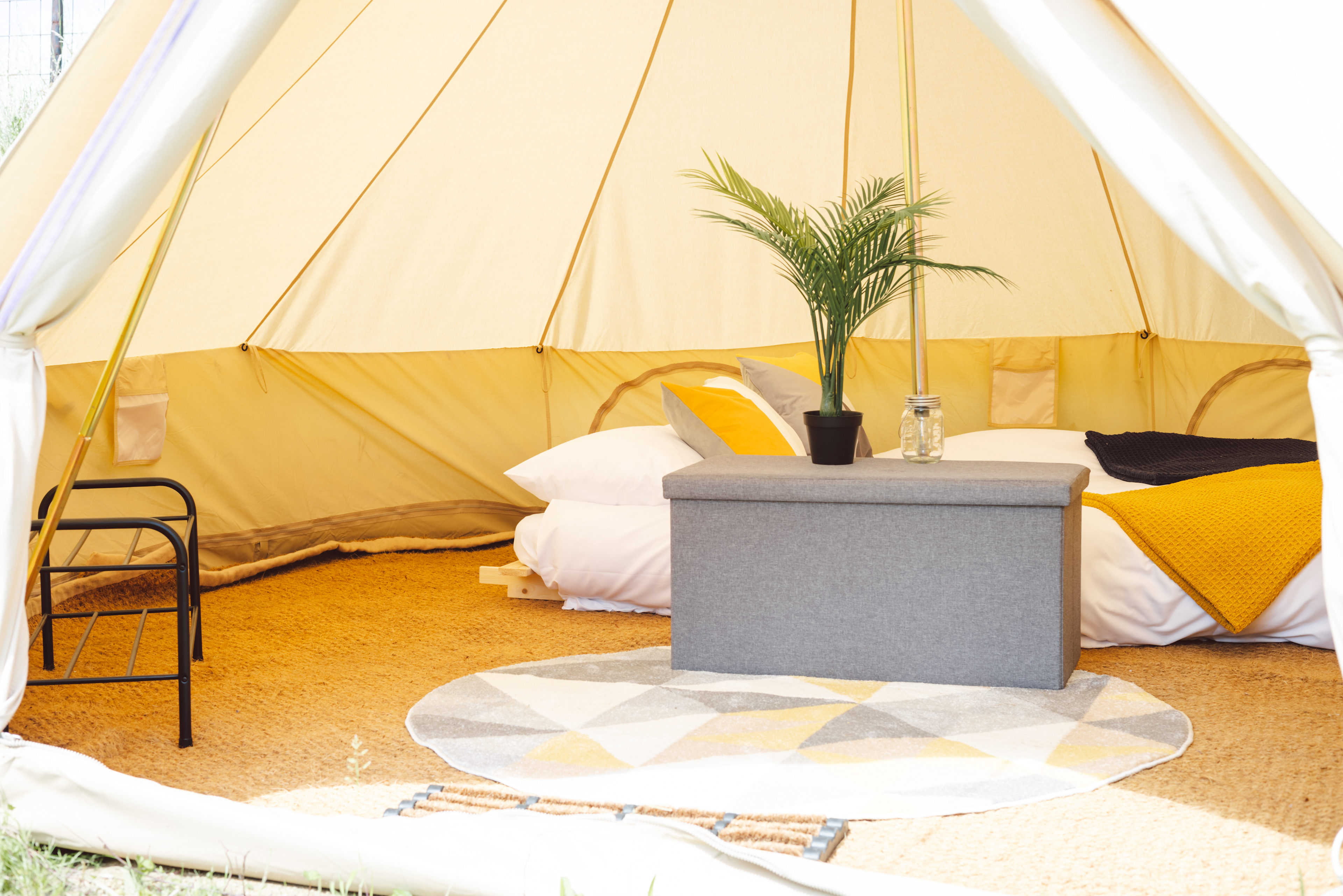 Glamping Tent's in the fruit Garden