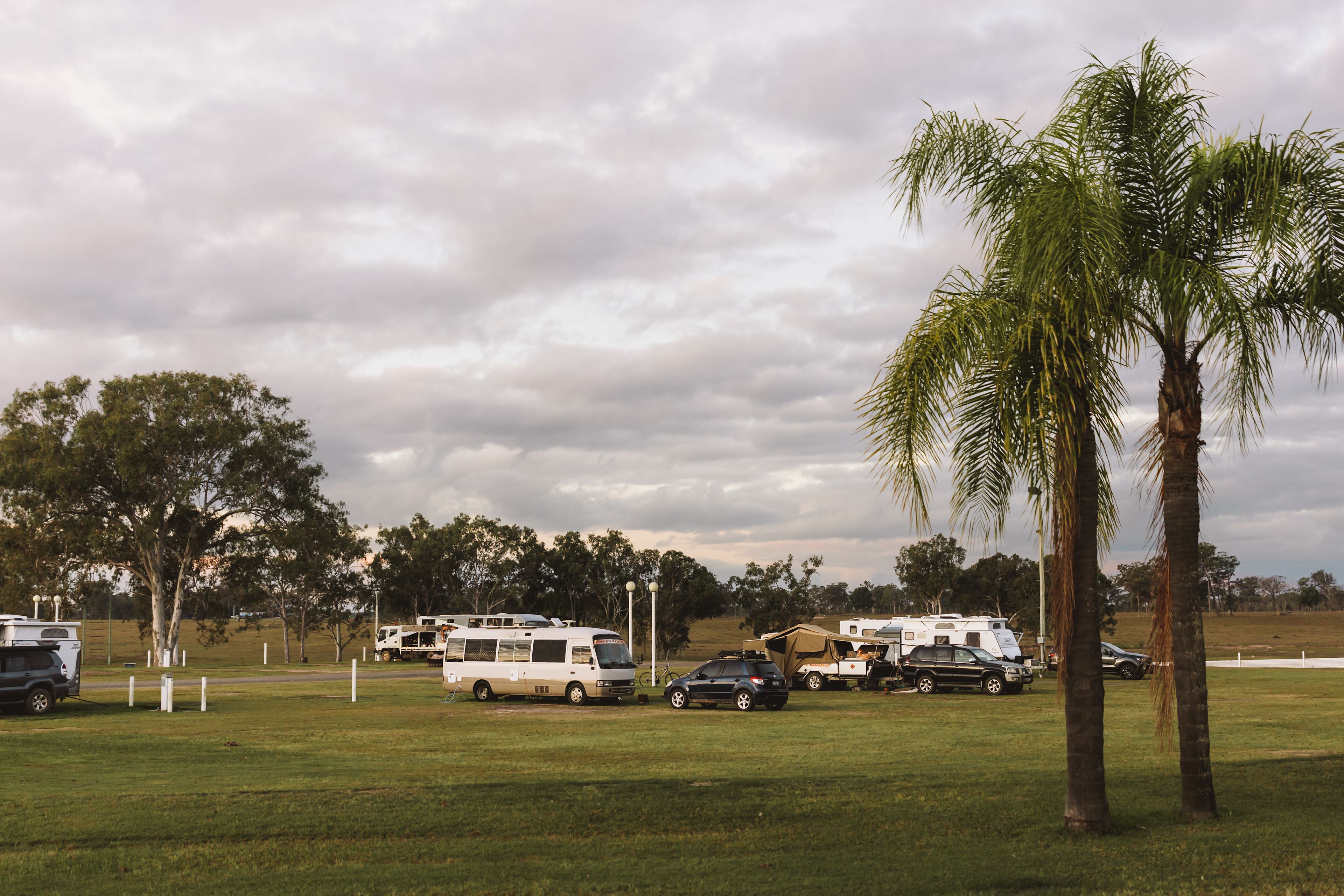 Area for the powered site