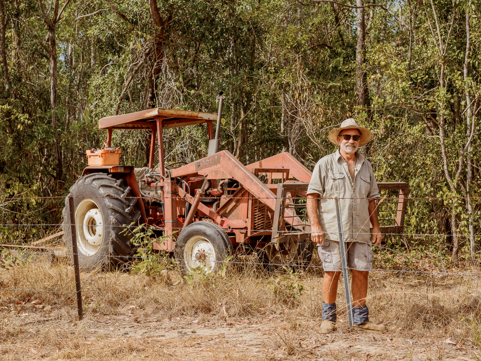 Tynan's dad stopped by to tell me about Berry Springs markets that take place every Sunday.