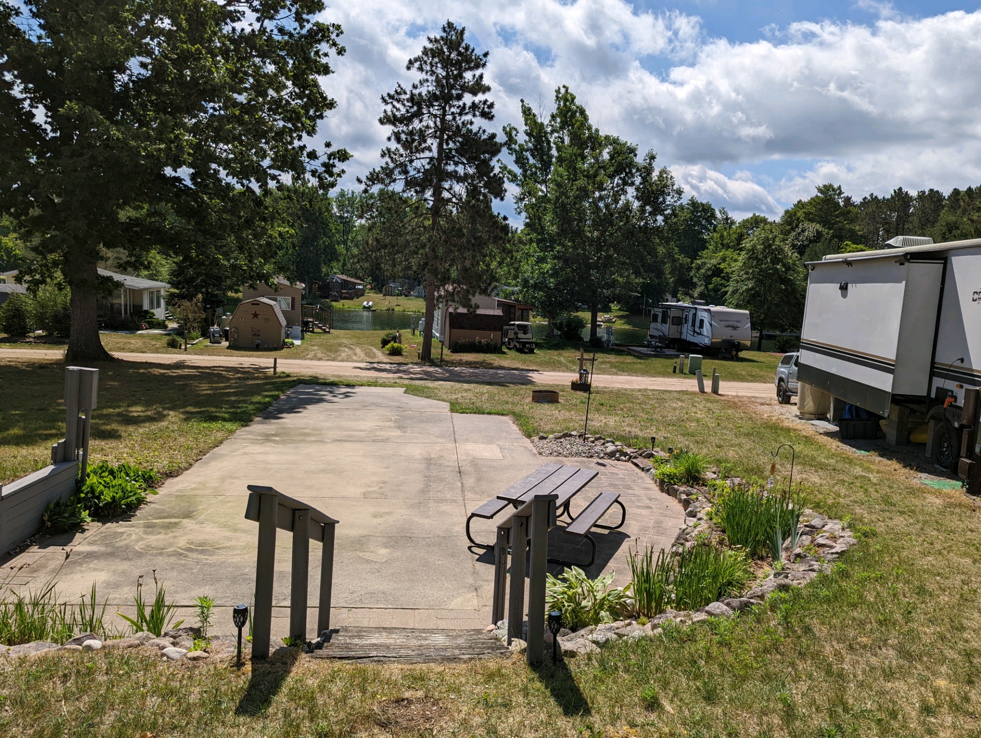 Facing Southeast with view of Loon Landing