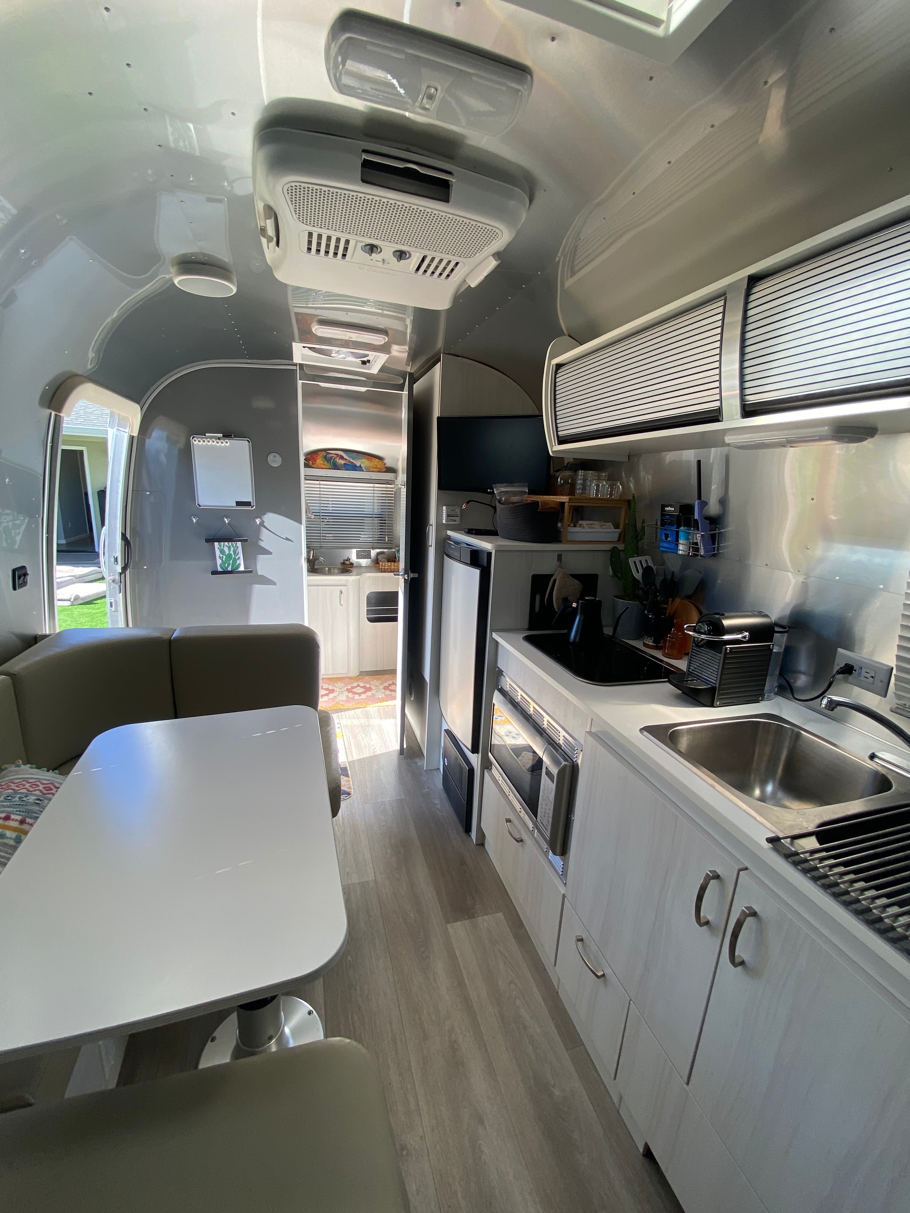 Large and light filled living space with kitchen, AC, heat, and power. WiFi is great!