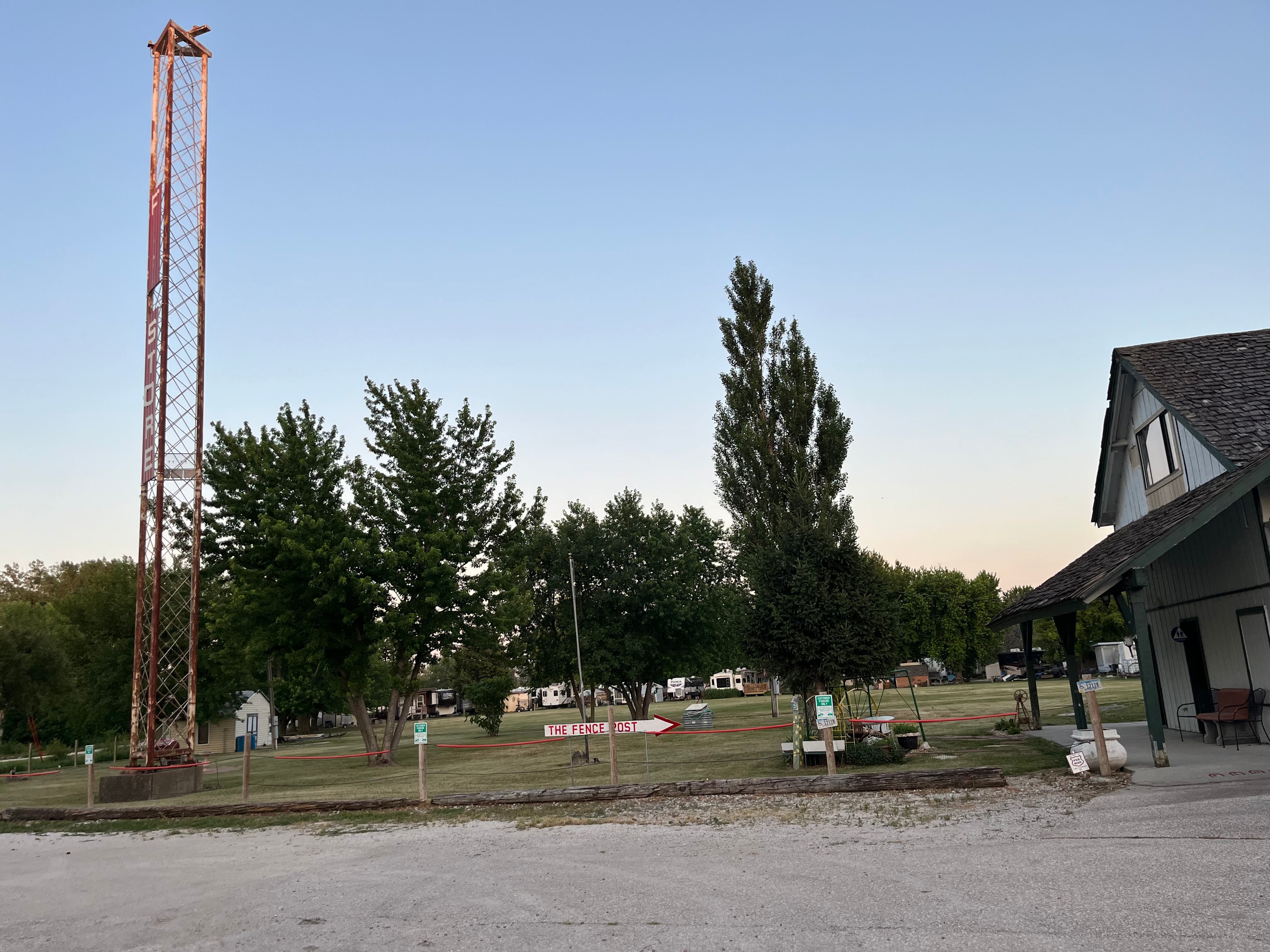 Parking and view