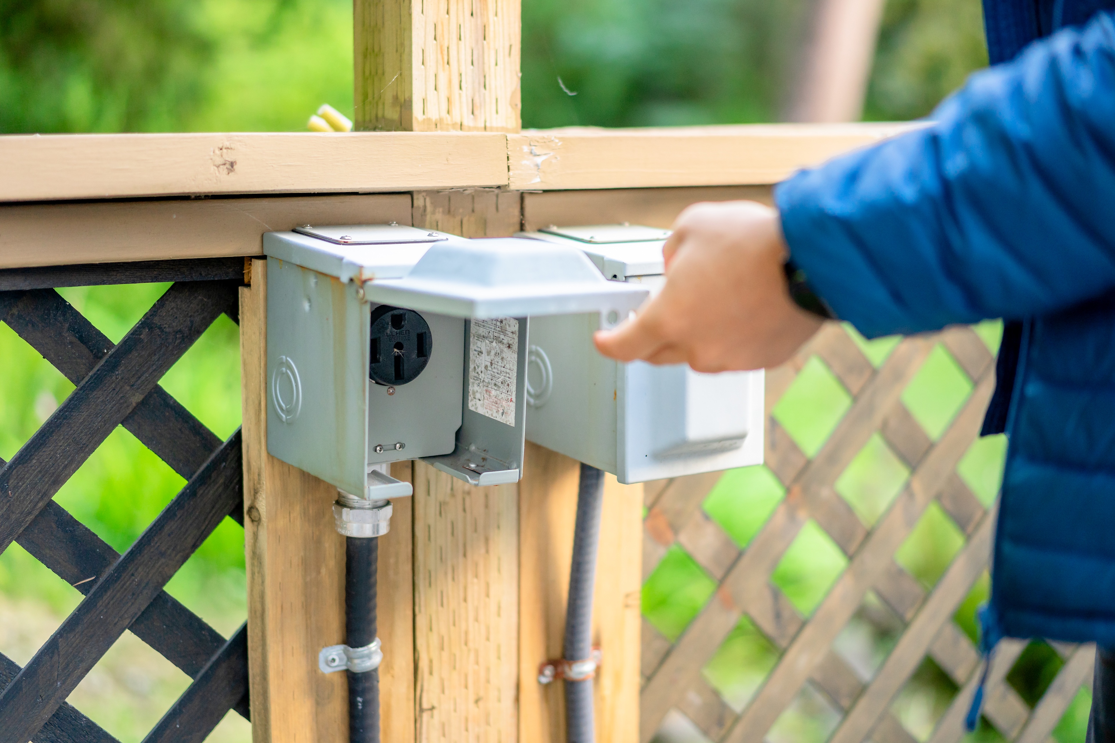 Electric hookup is available on site