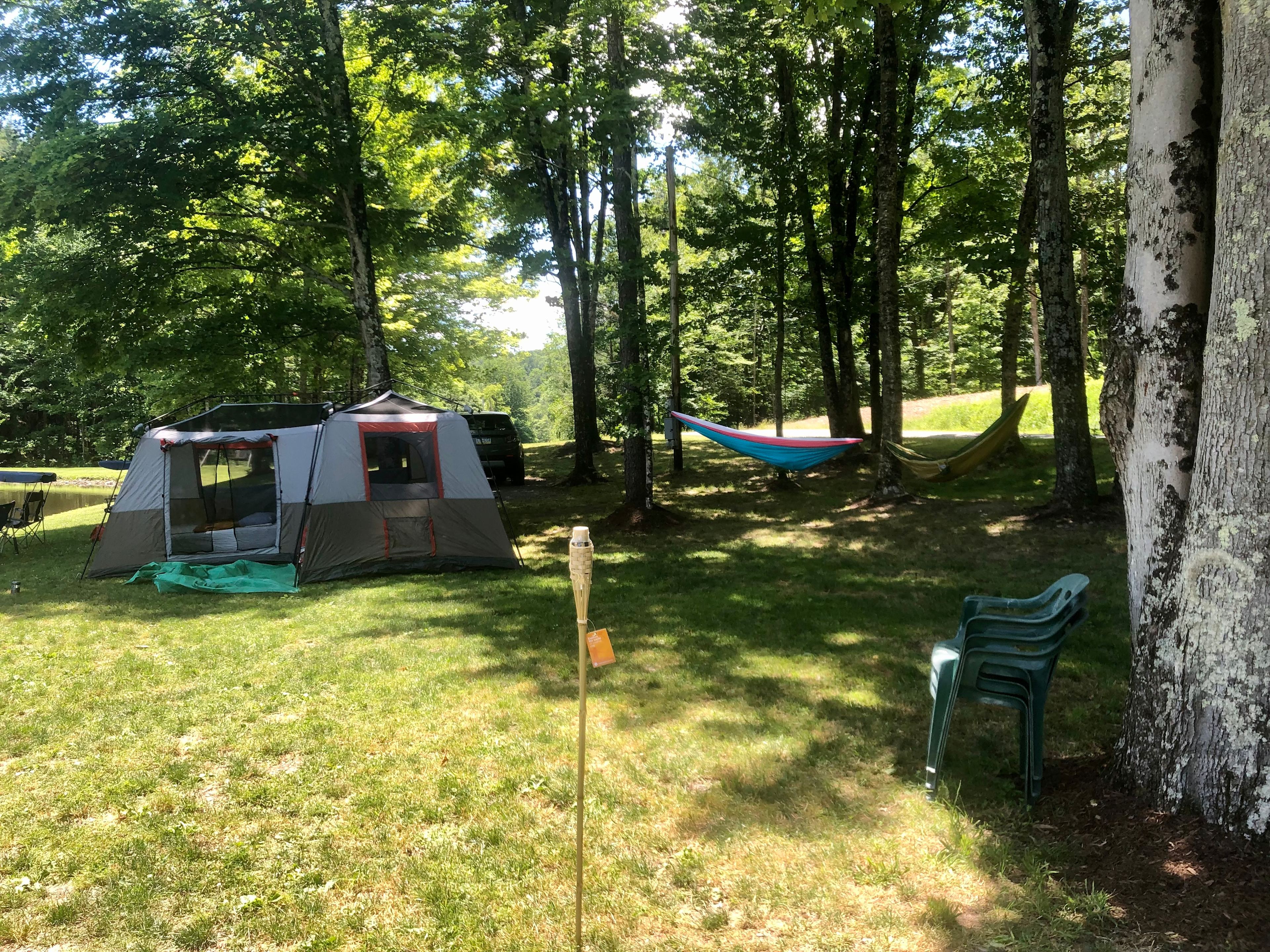 Lake Front Campsite !!!