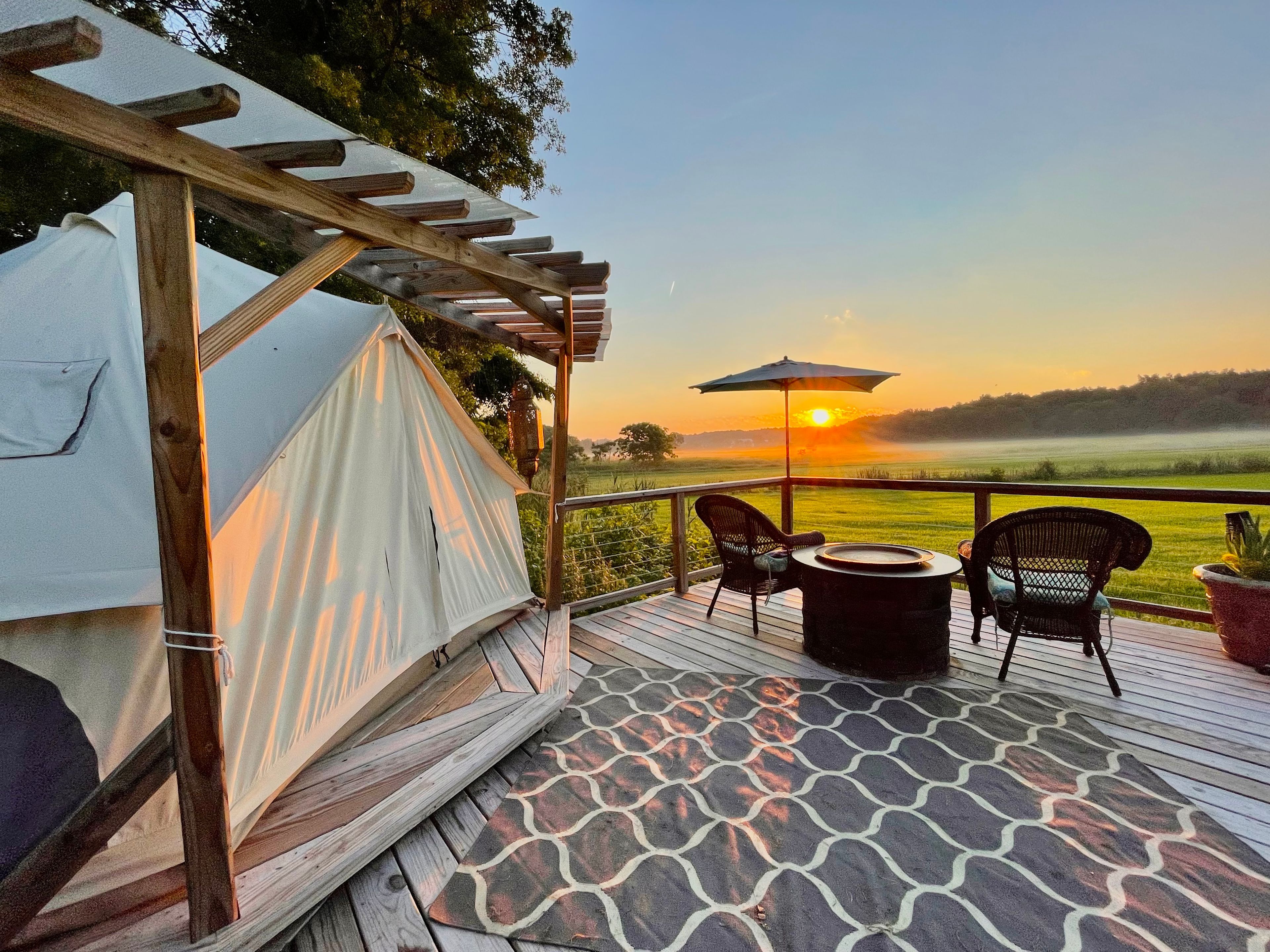 Glamp at Coyote Creek