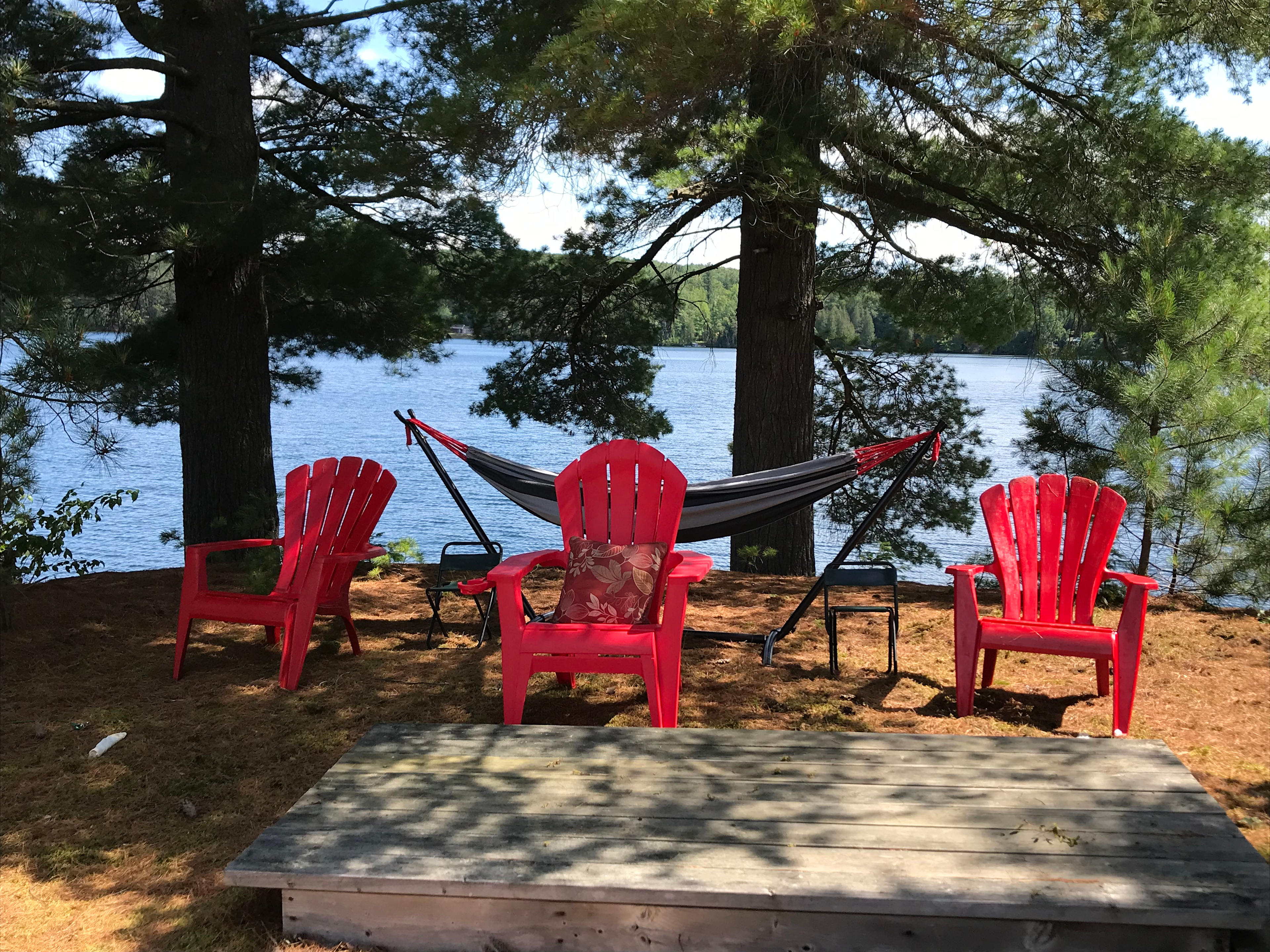 Hammock in the shade to nap the afternoon away! 
